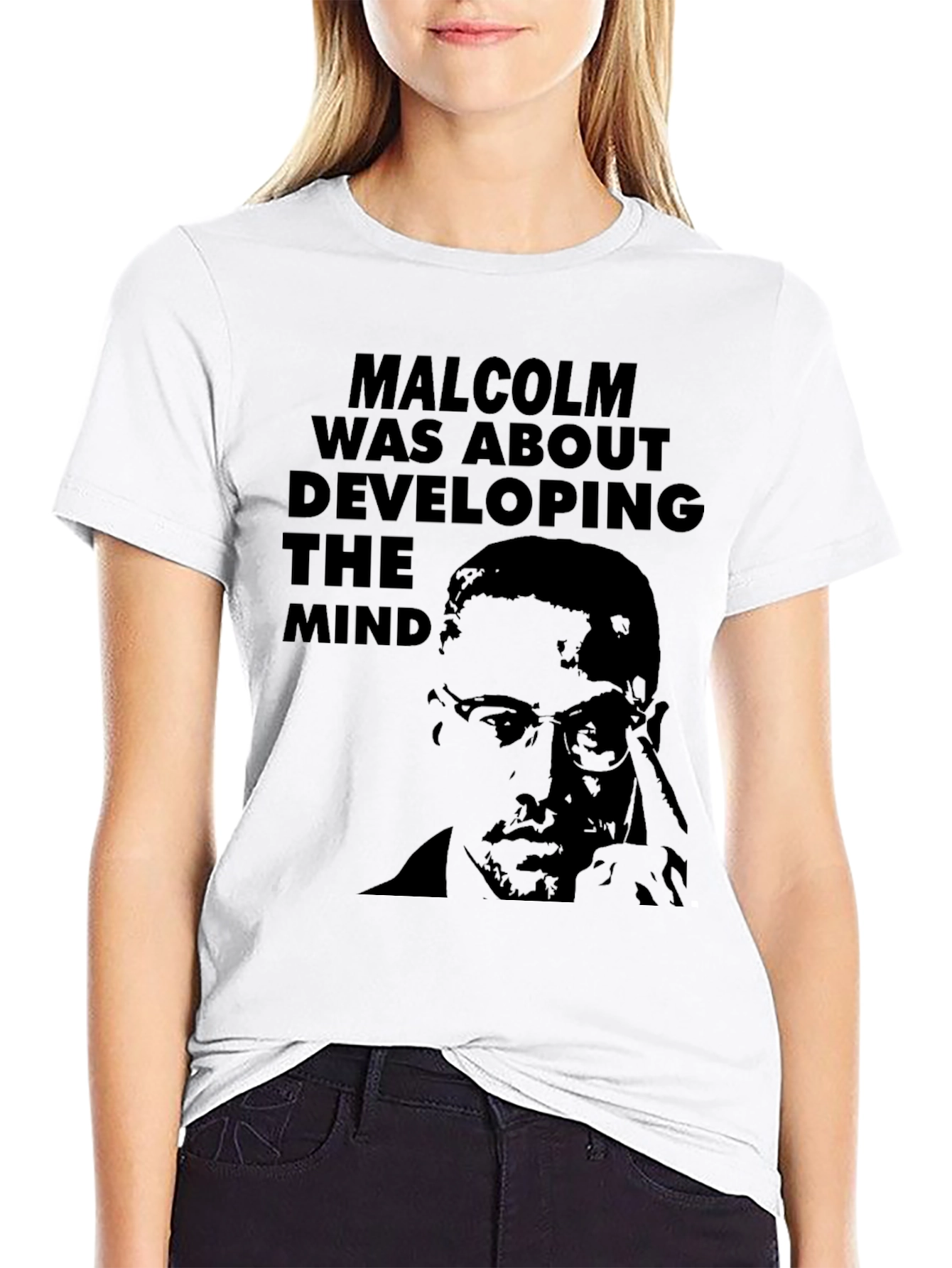 Malcolm X Mind Development Graphic Tee