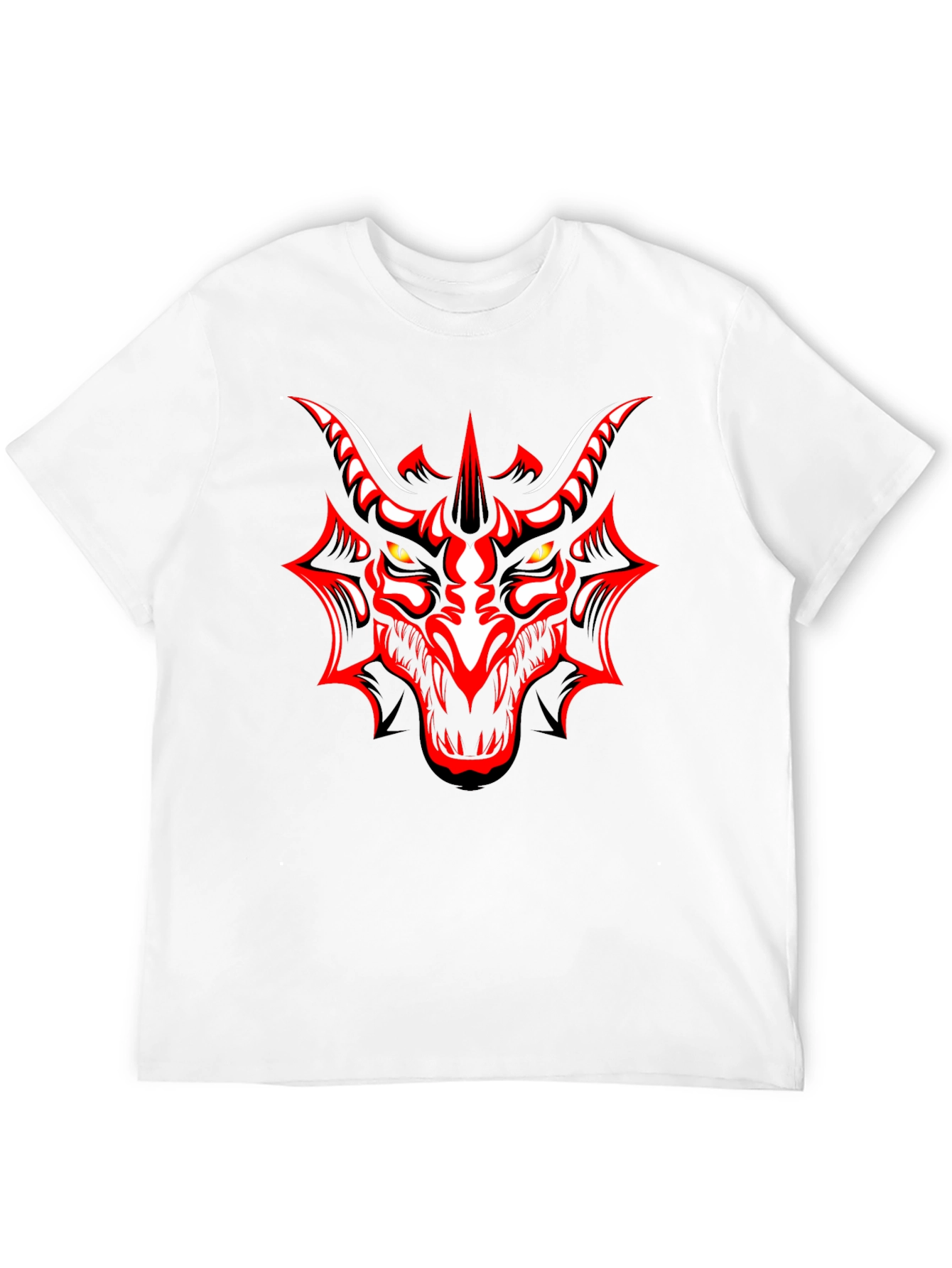 Bold Dragon Graphic Black T-Shirt