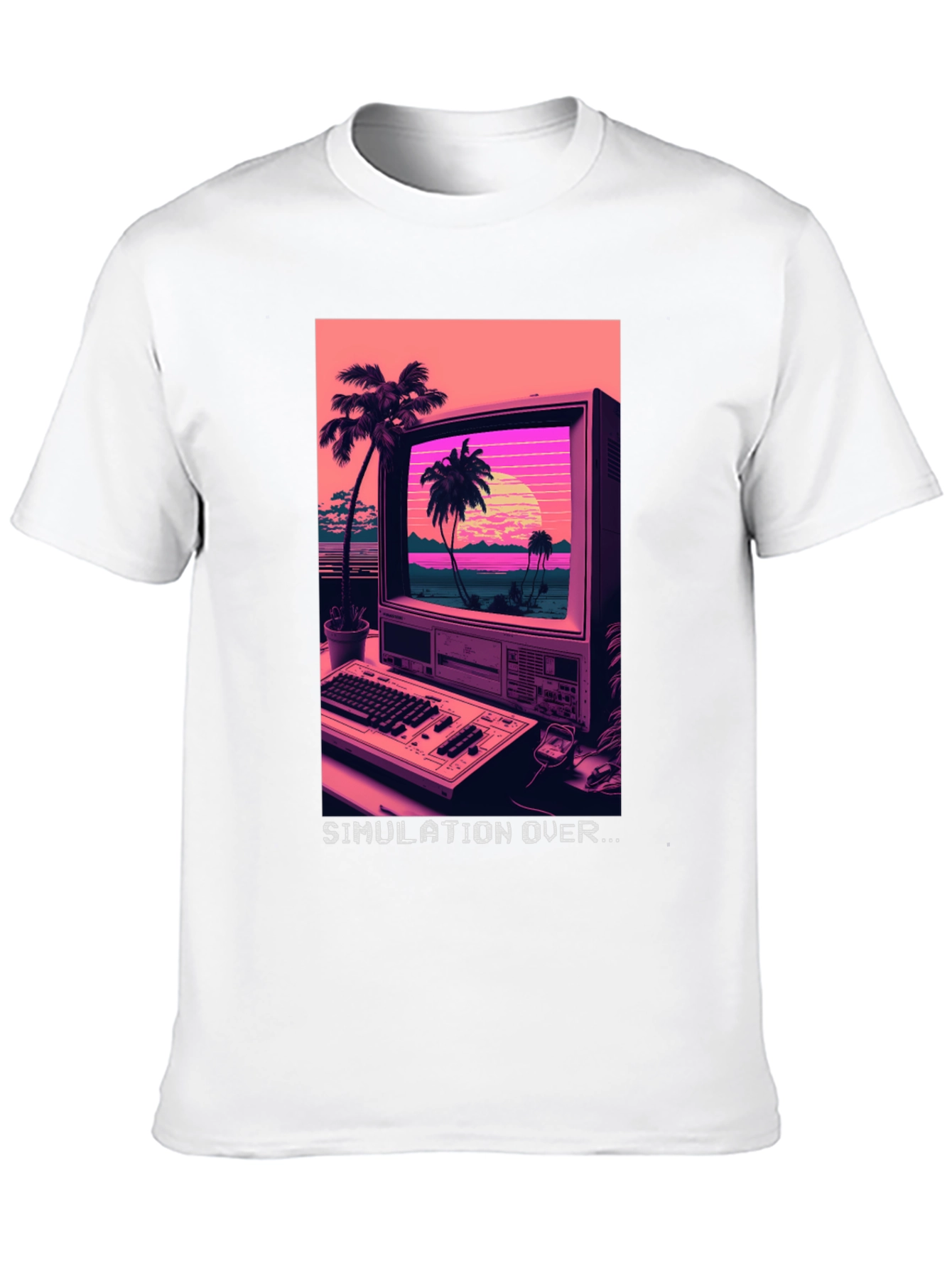 Simulation Over Graphic T-Shirt