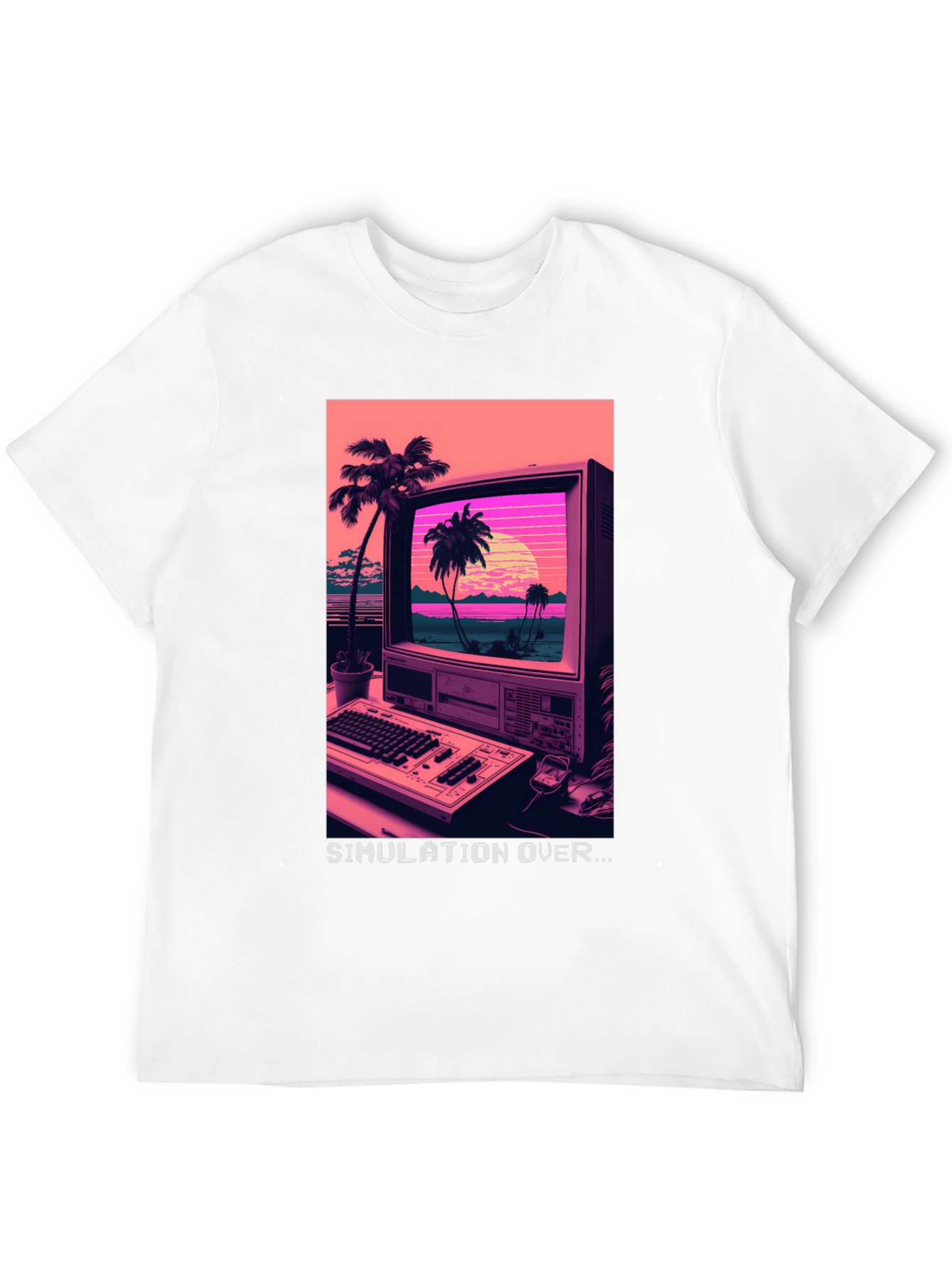 Simulation Over Graphic T-Shirt