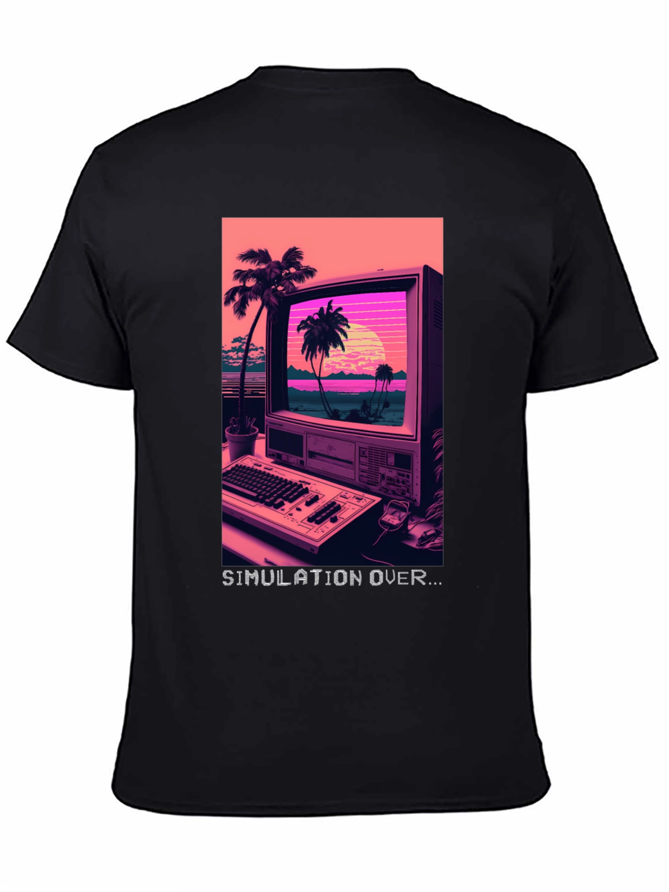 Simulation Over Graphic T-Shirt