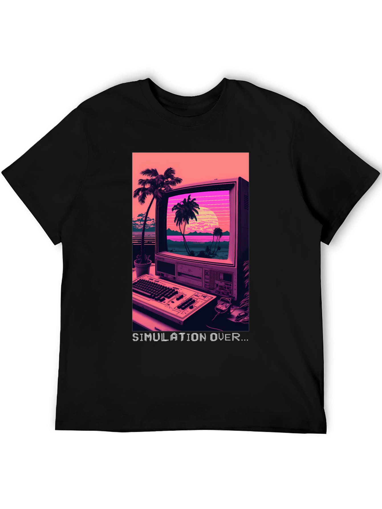 Simulation Over Graphic T-Shirt