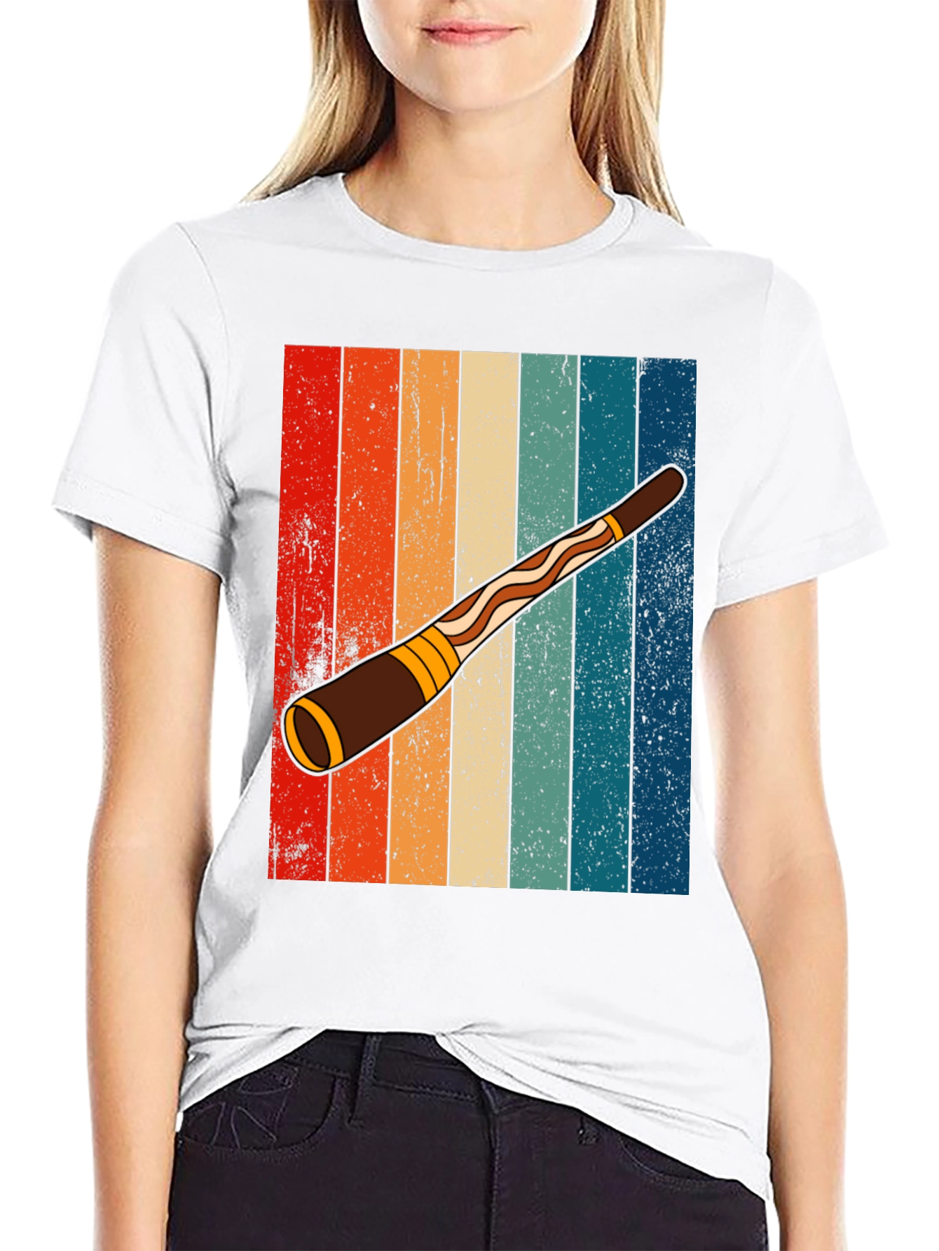 Retro Didgeridoo Graphic Tee