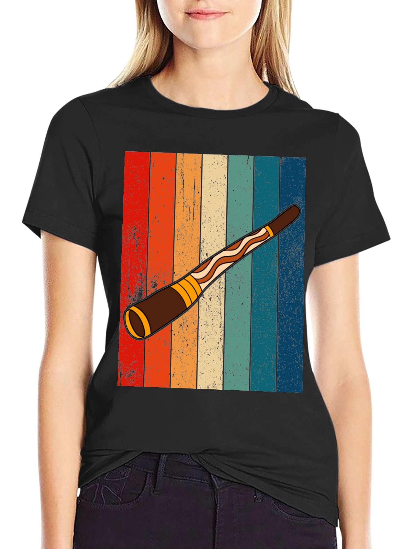 Retro Didgeridoo Graphic Tee