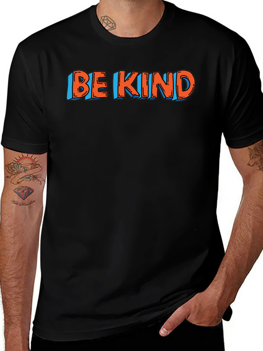 Be Kind Graphic Tee - Black Casual Comfort