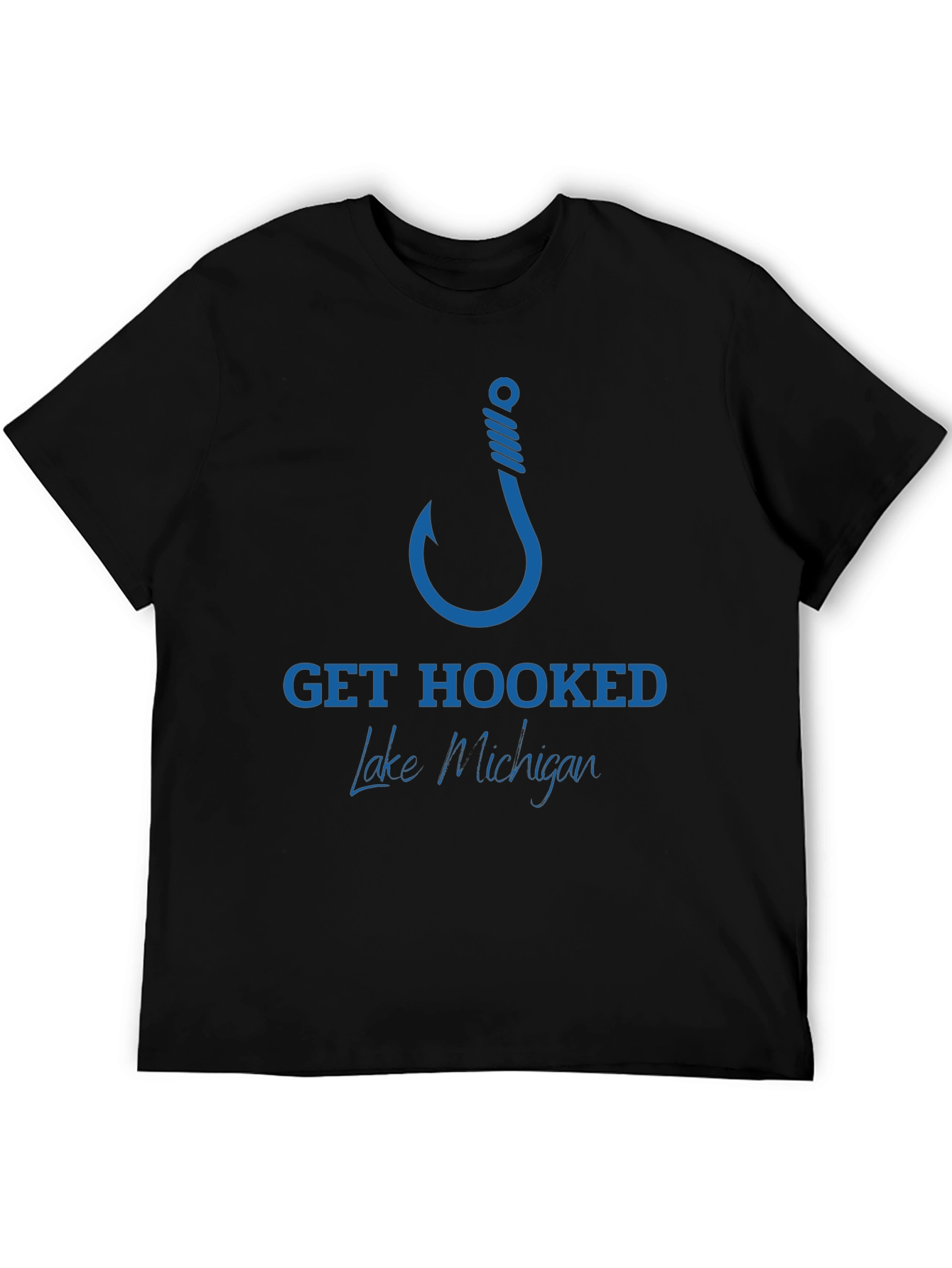 Get Hooked Lake Michigan Fishing T-Shirt