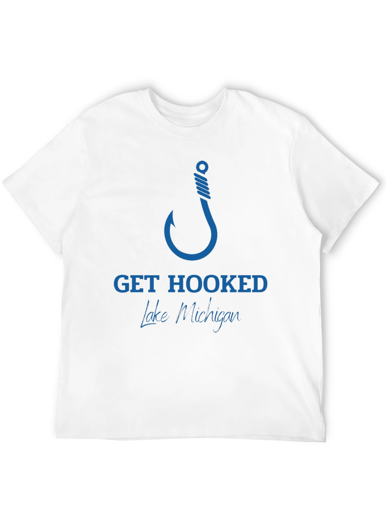 Get Hooked Lake Michigan Fishing T-Shirt