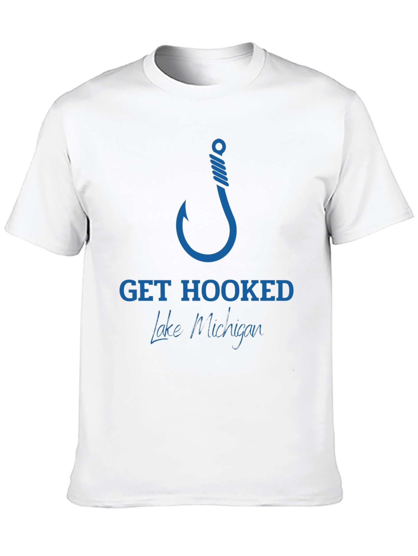 Get Hooked Lake Michigan Fishing T-Shirt