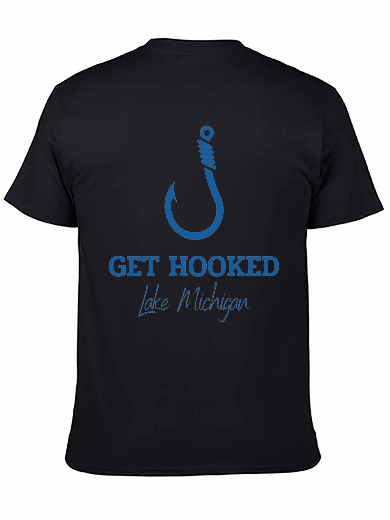 Get Hooked Lake Michigan Fishing T-Shirt
