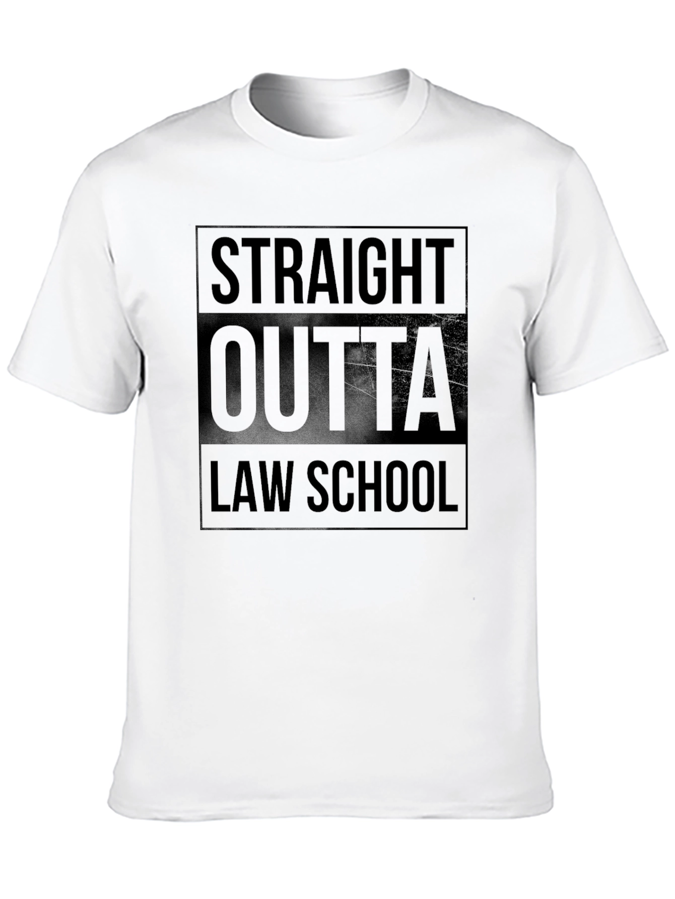 Straight Outta Law School T-Shirt - Black