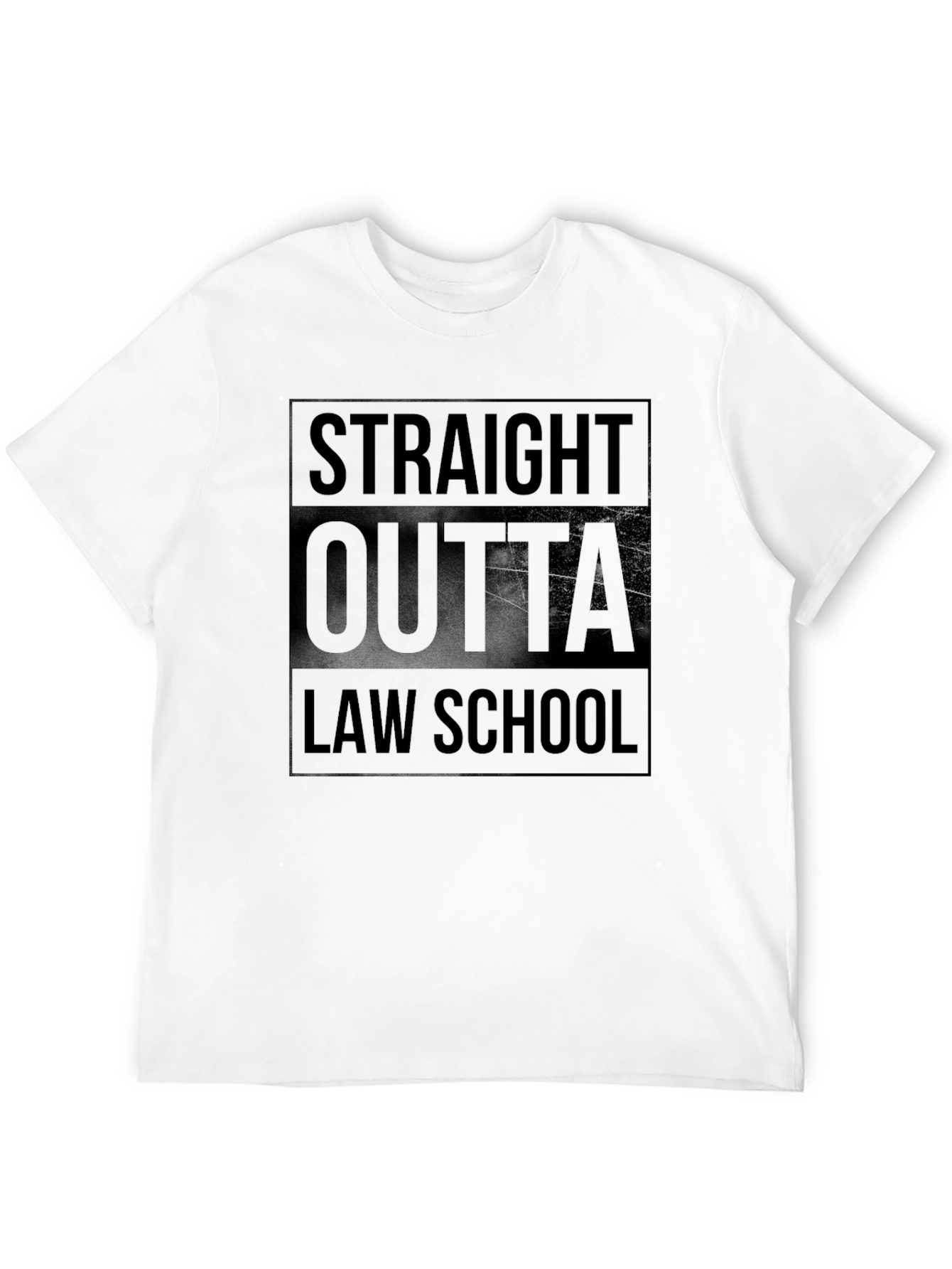 Straight Outta Law School T-Shirt - Black