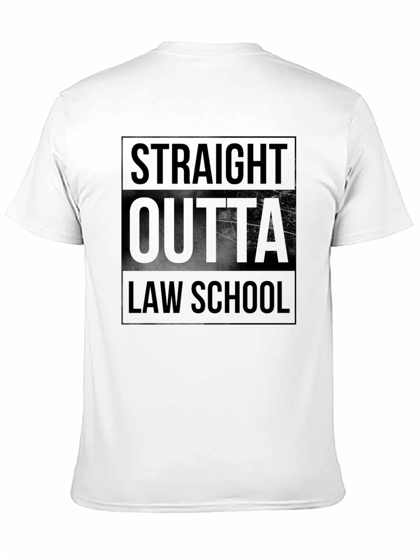 Straight Outta Law School T-Shirt - Black