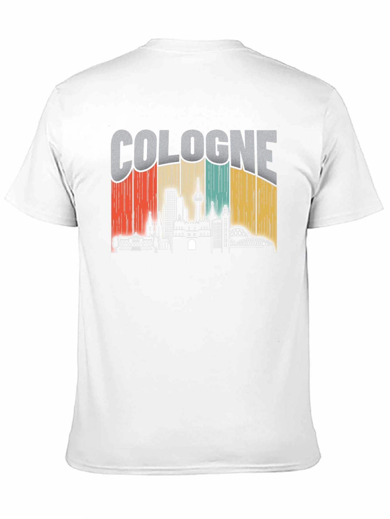 Cologne Skyline Retro Graphic Tee