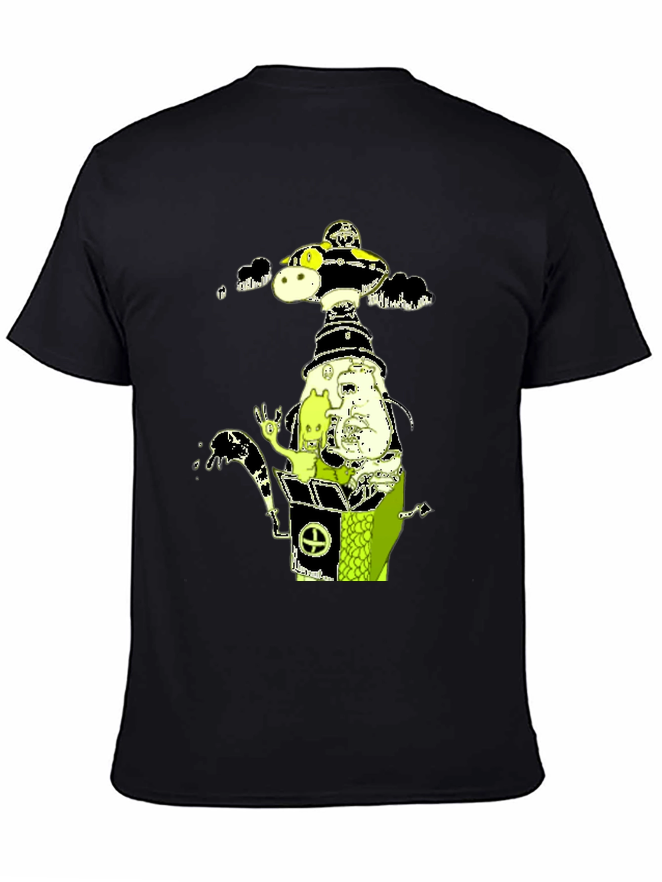 Cartoon Graphic Print T-Shirt