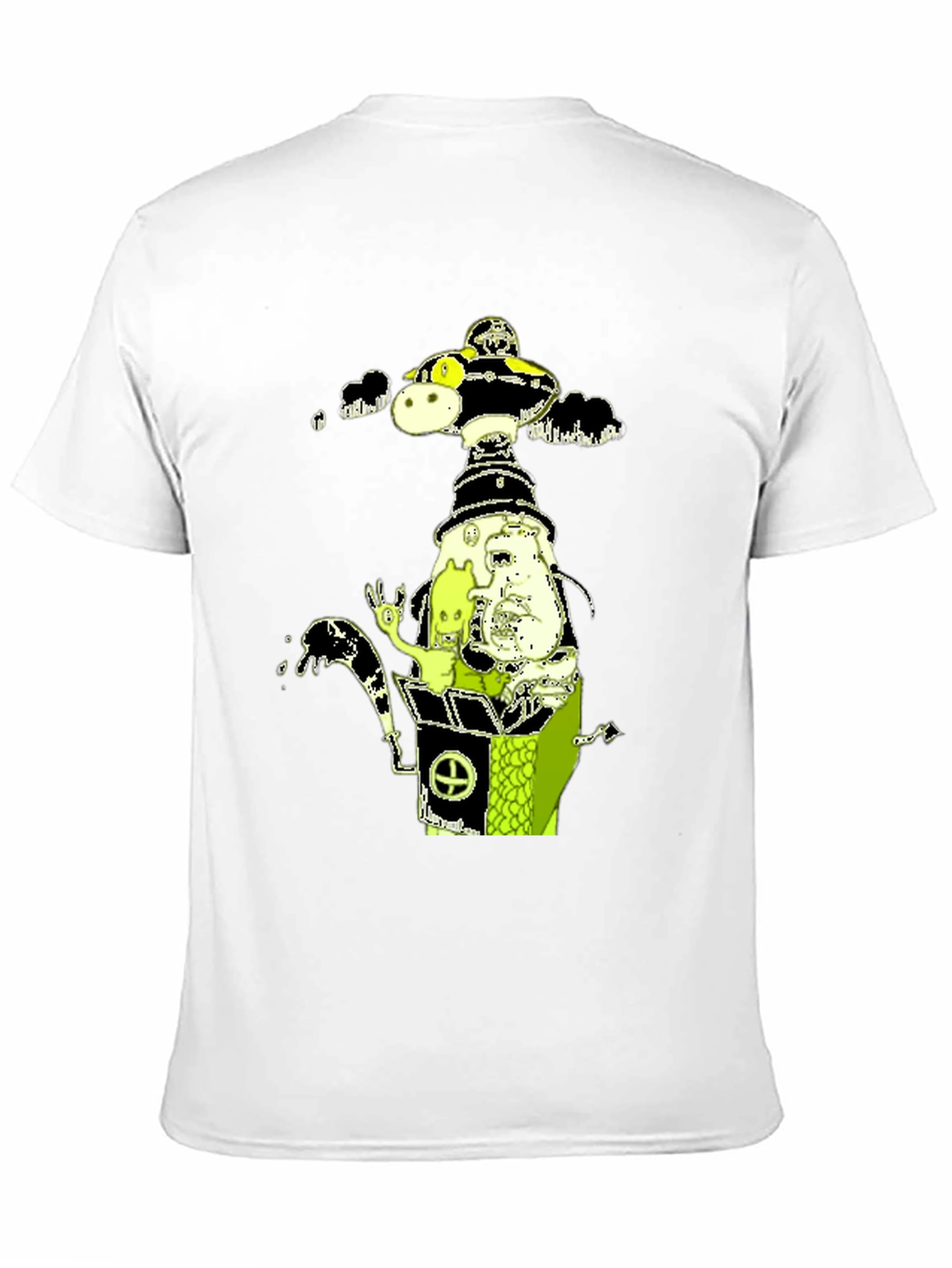 Cartoon Graphic Print T-Shirt
