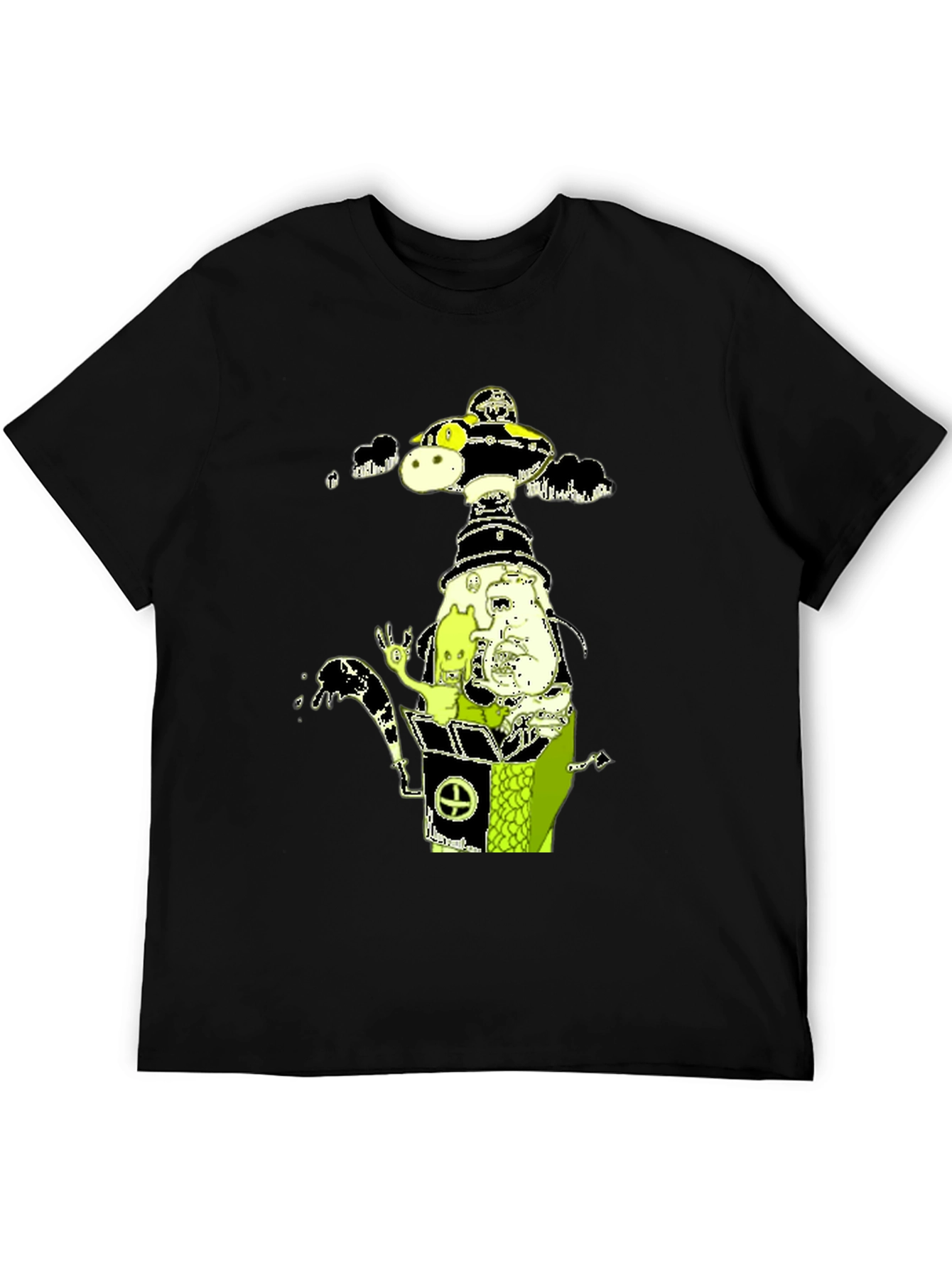 Cartoon Graphic Print T-Shirt