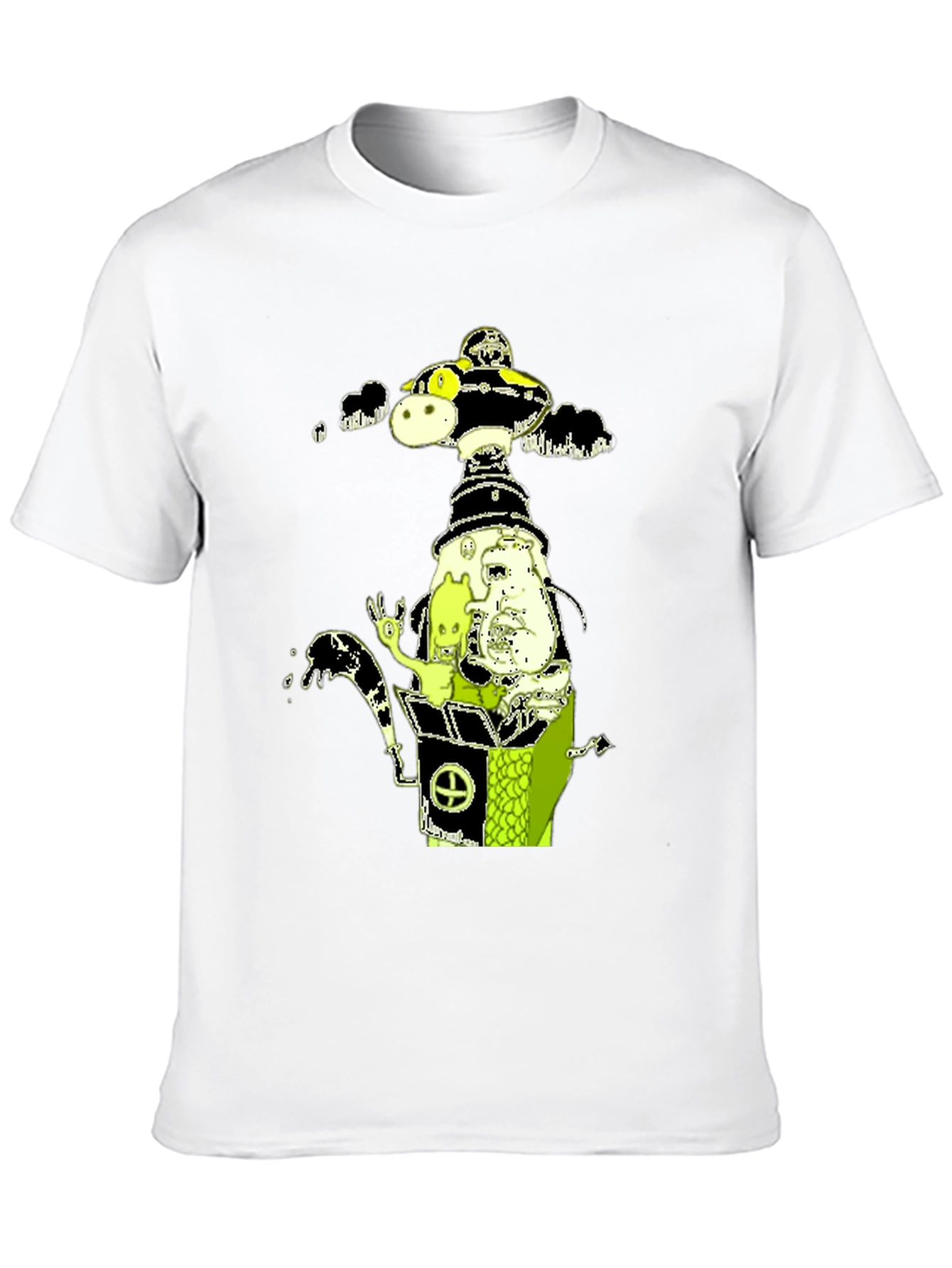 Cartoon Graphic Print T-Shirt