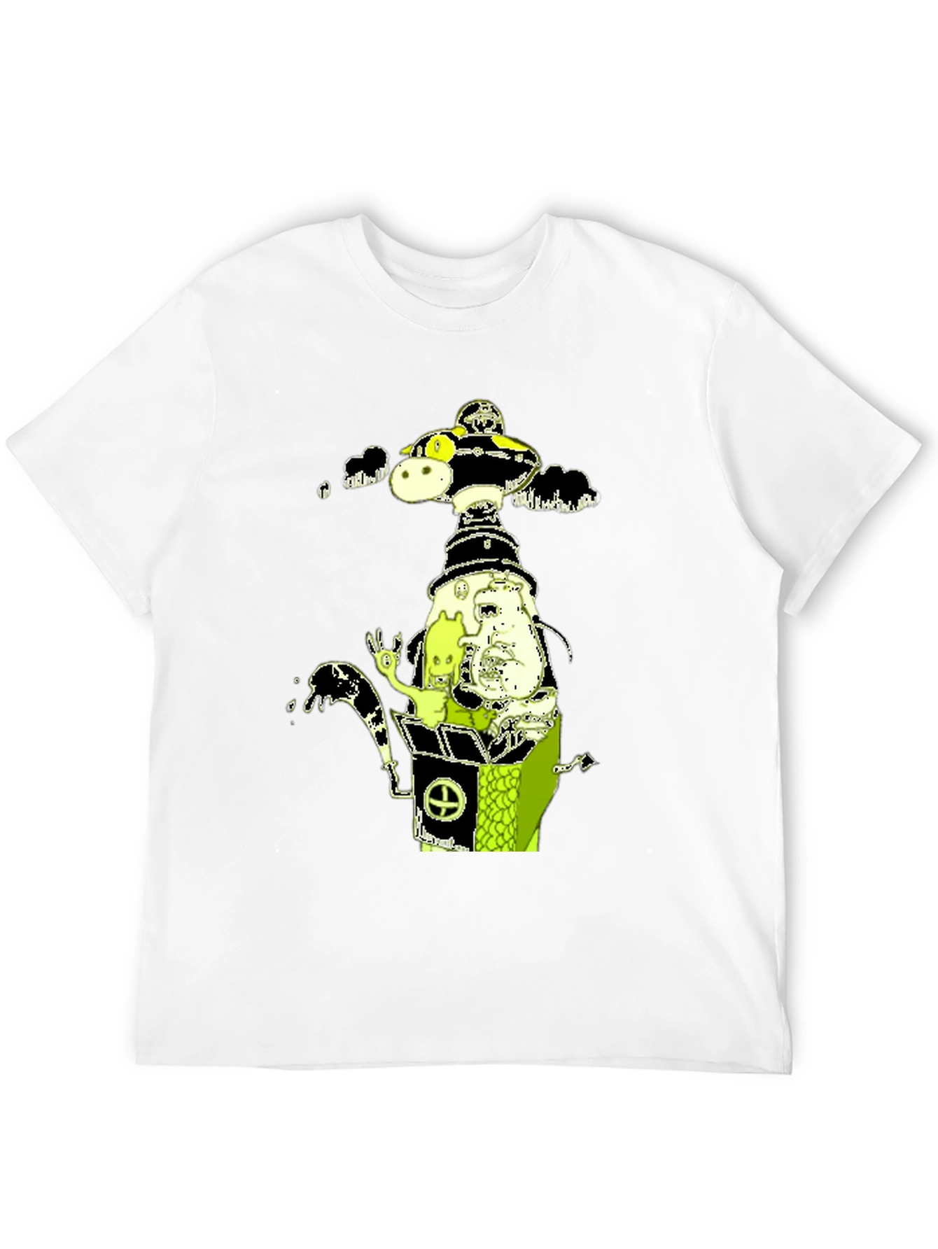 Cartoon Graphic Print T-Shirt