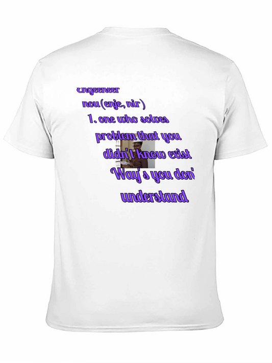 Engineer Definition Black T-Shirt