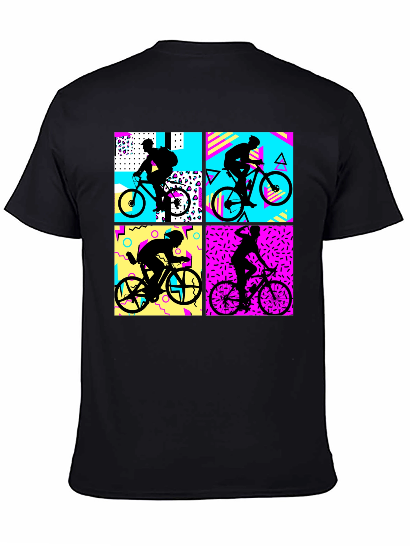Retro 80s Biker Silhouette T-Shirt