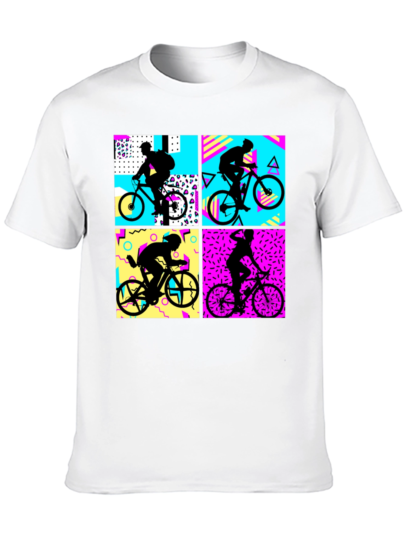 Retro 80s Biker Silhouette T-Shirt