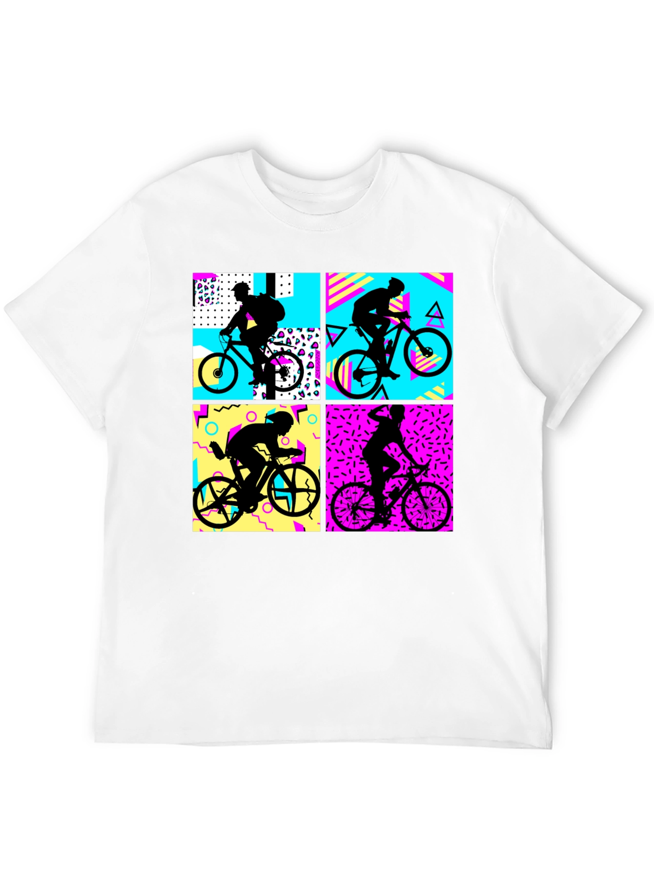 Retro 80s Biker Silhouette T-Shirt