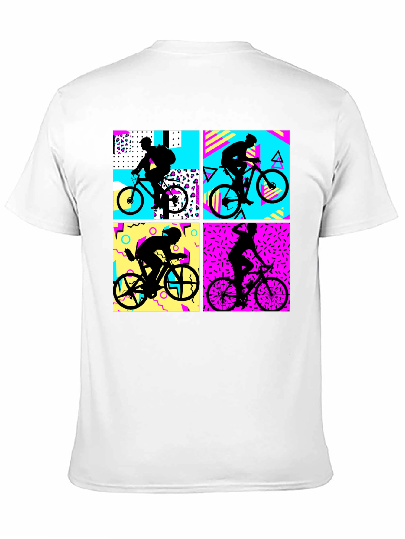 Retro 80s Biker Silhouette T-Shirt