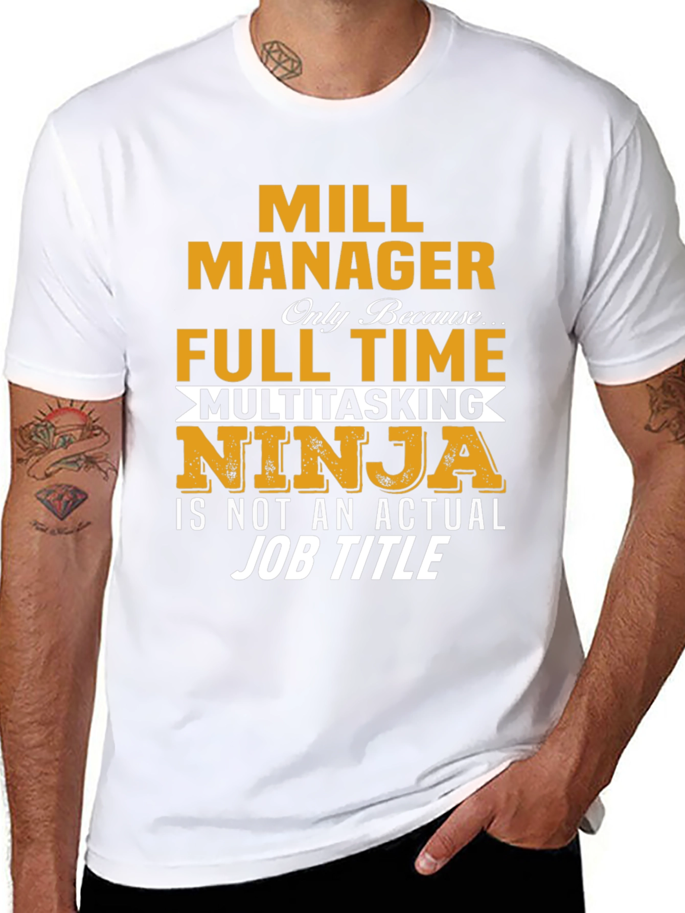 Mill Manager Full Time Ninja T-Shirt