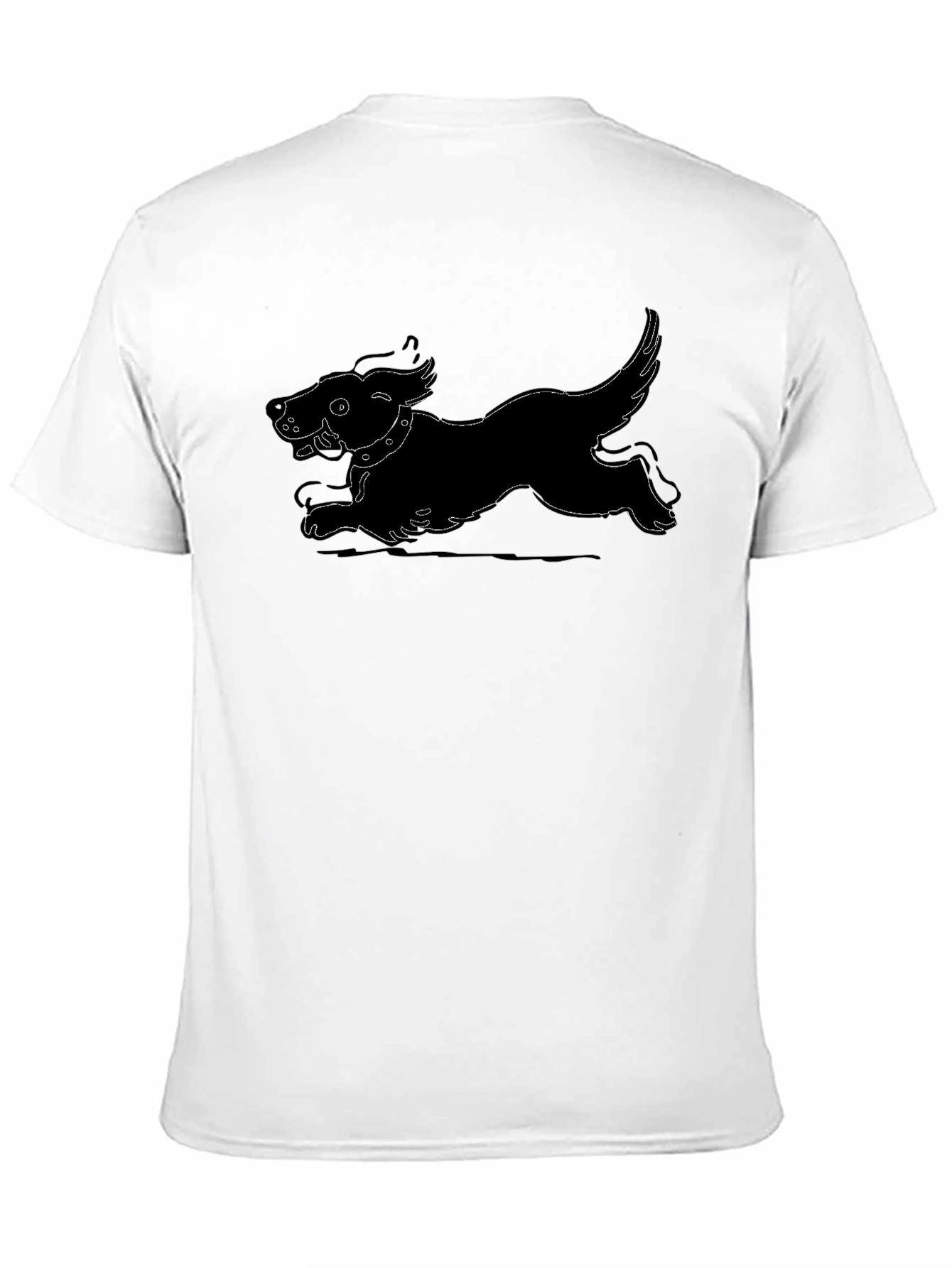 Dog Graphic Black T-Shirt