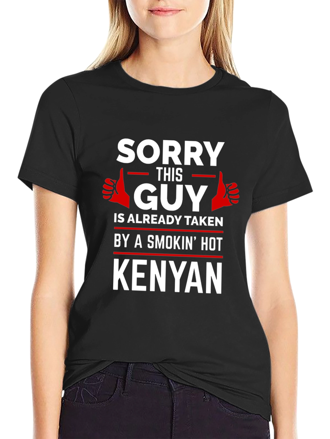 Sorry This Guy is Taken Kenyan T-Shirt