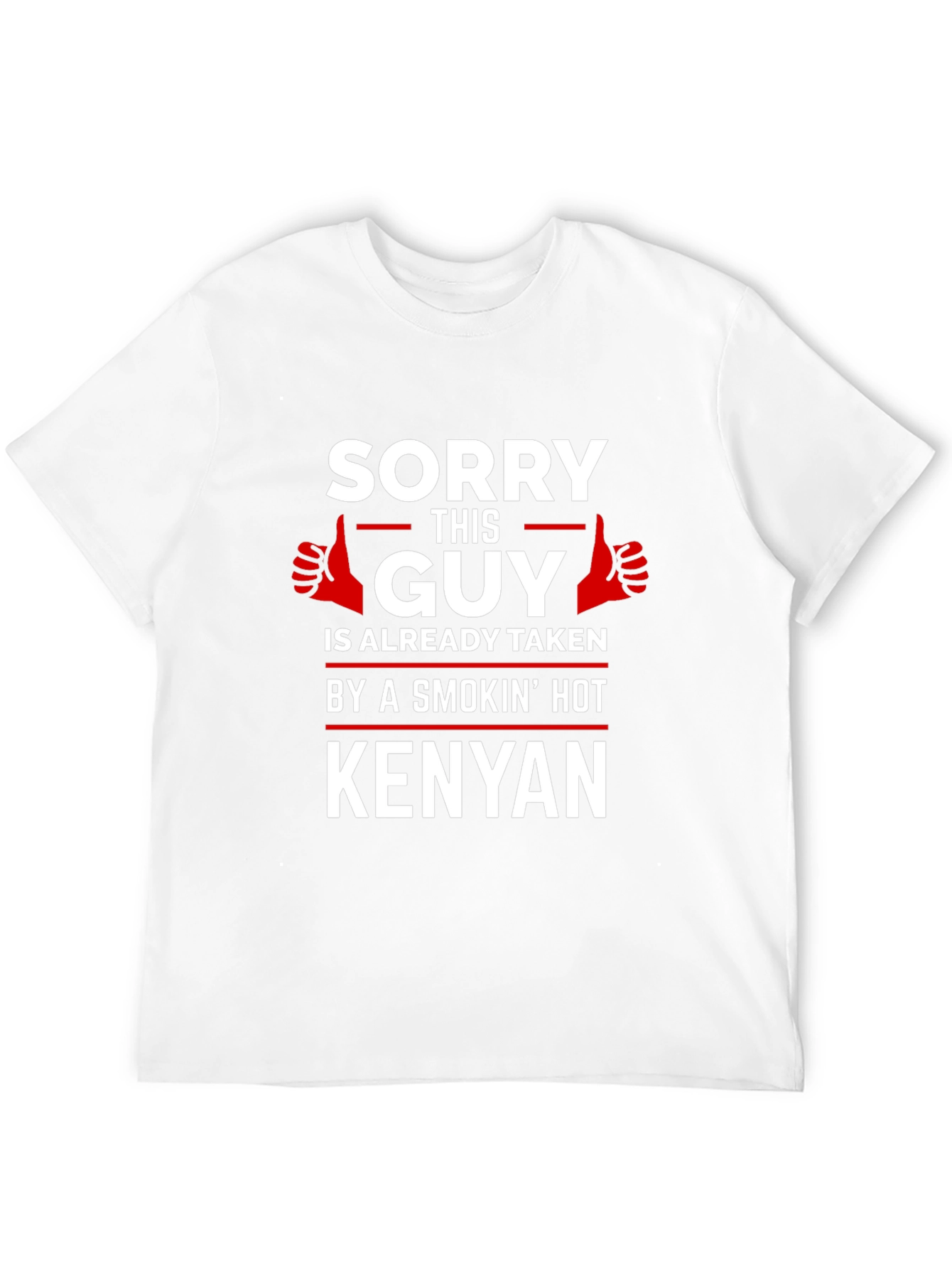 Sorry This Guy is Taken Kenyan T-Shirt