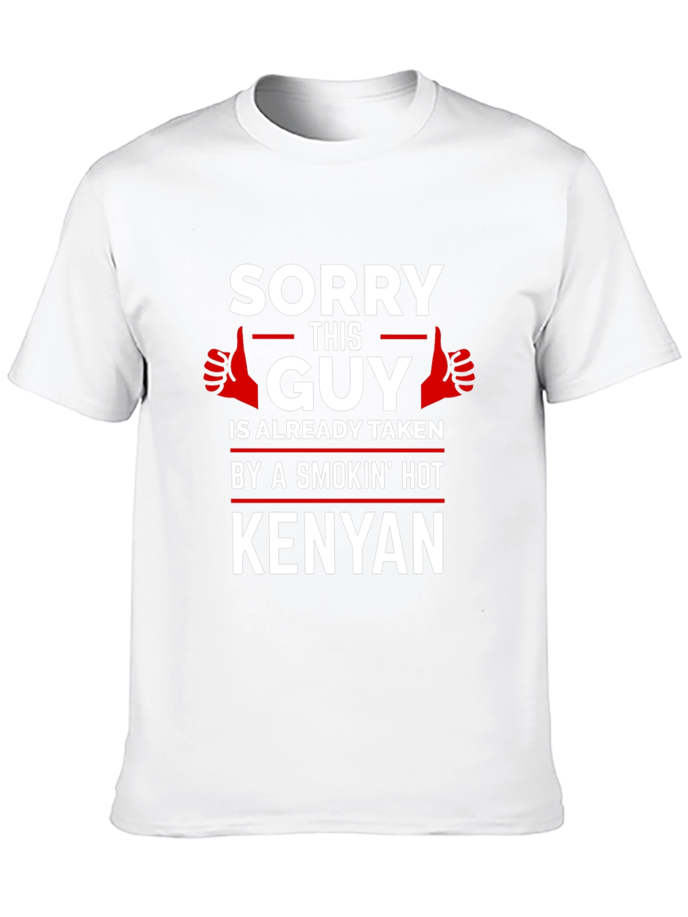 Sorry This Guy is Taken Kenyan T-Shirt