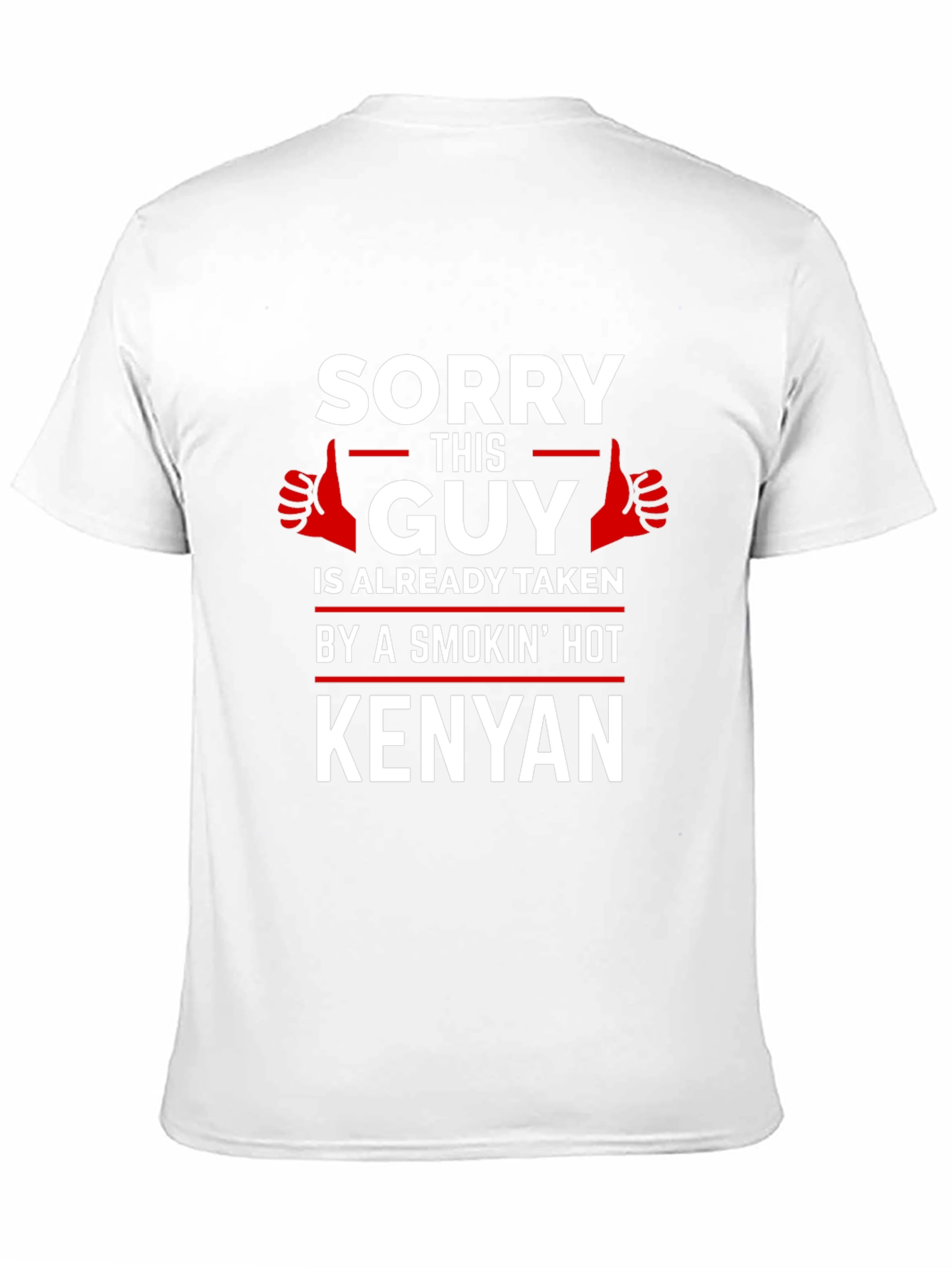 Sorry This Guy is Taken Kenyan T-Shirt