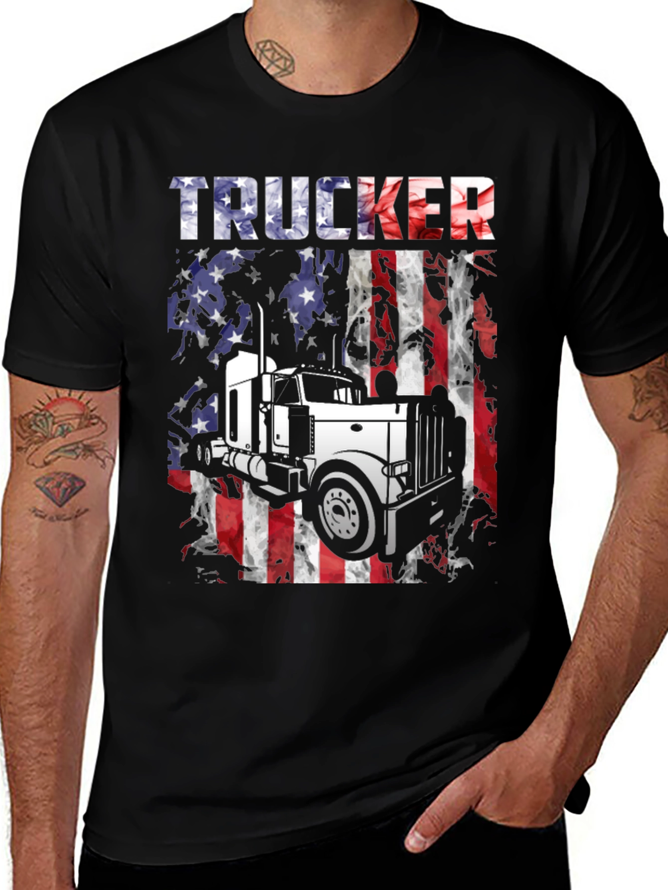 American Trucker Graphic Tee