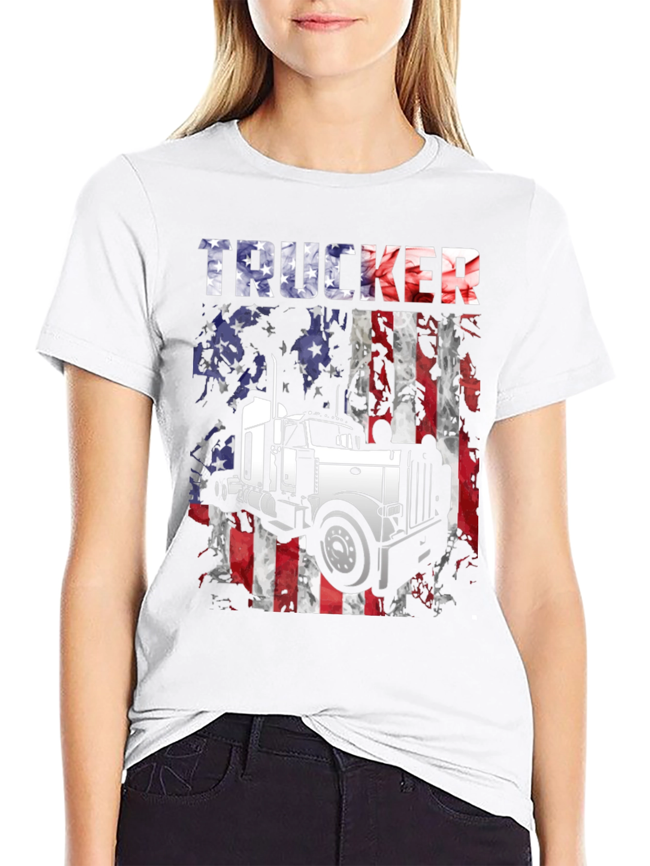 American Trucker Graphic Tee