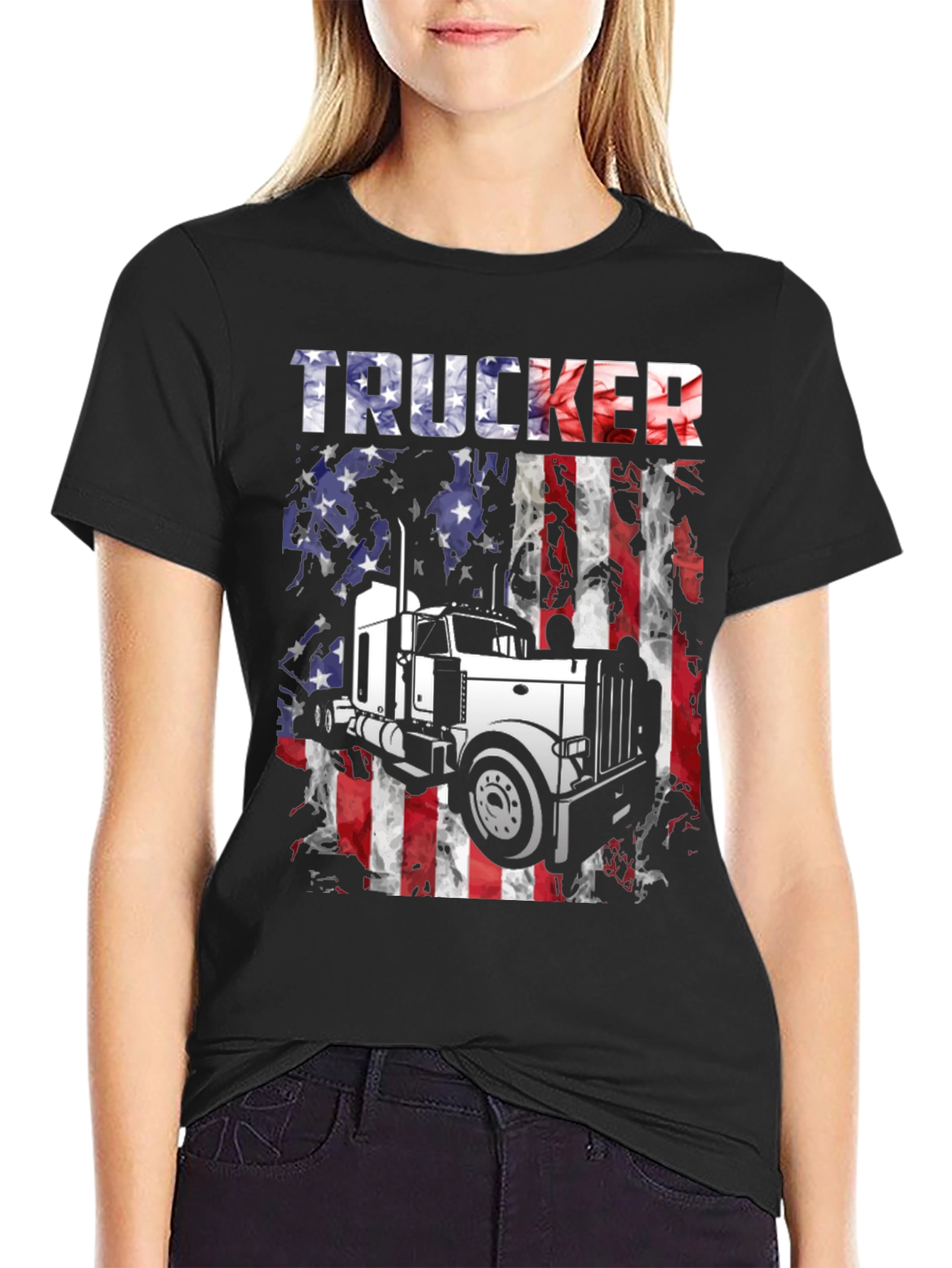 American Trucker Graphic Tee
