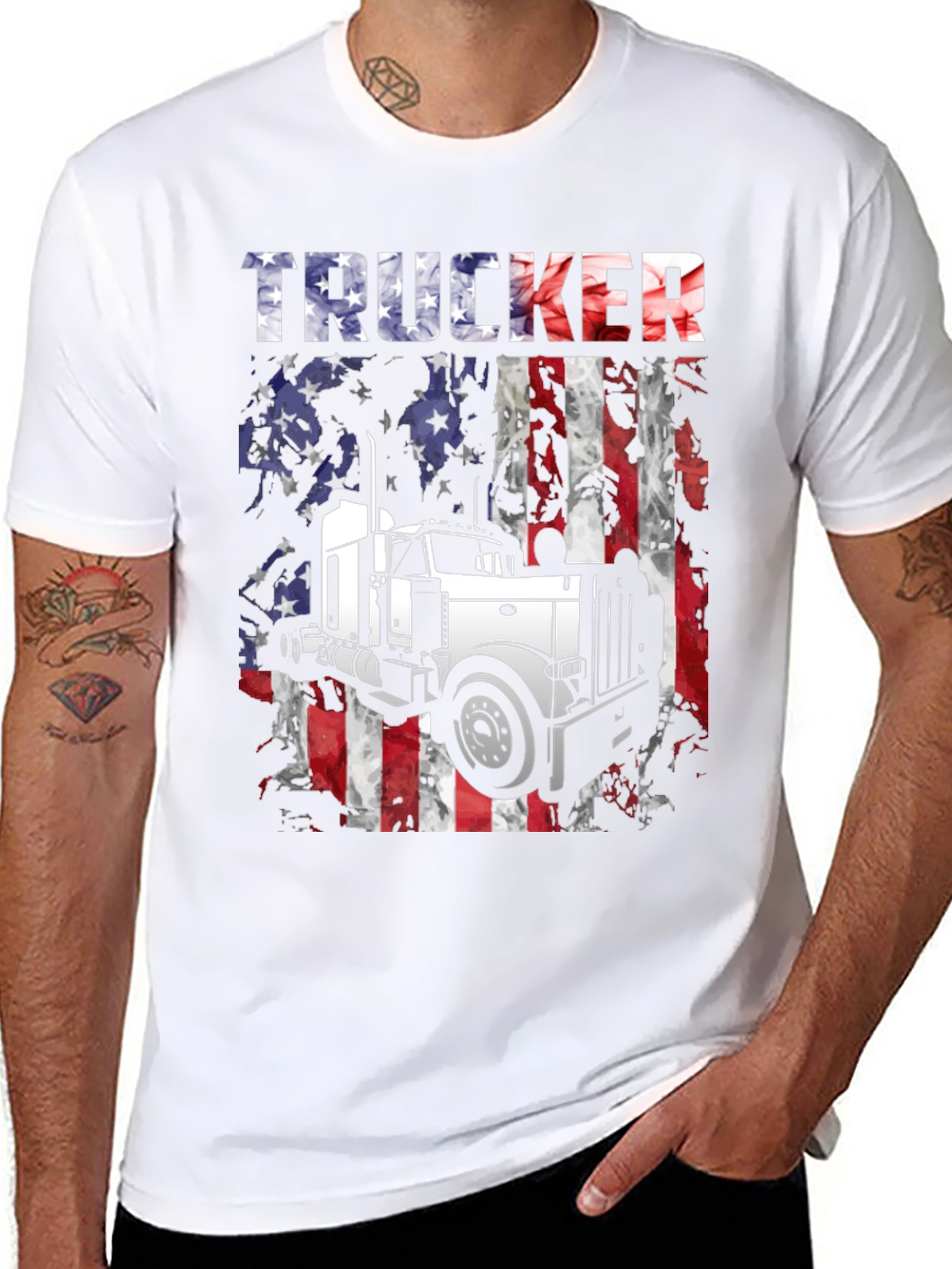 American Trucker Graphic Tee