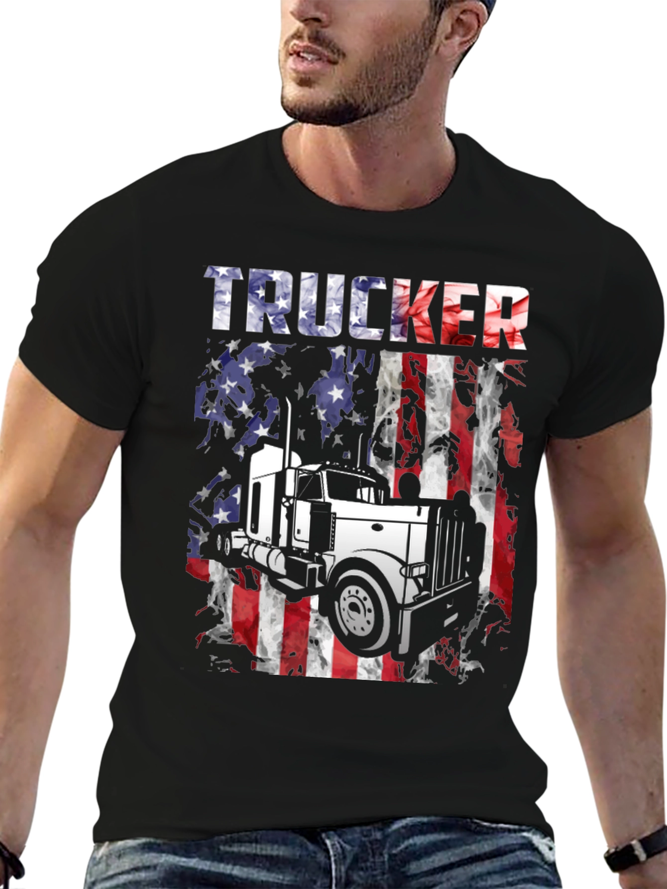 American Trucker Graphic Tee