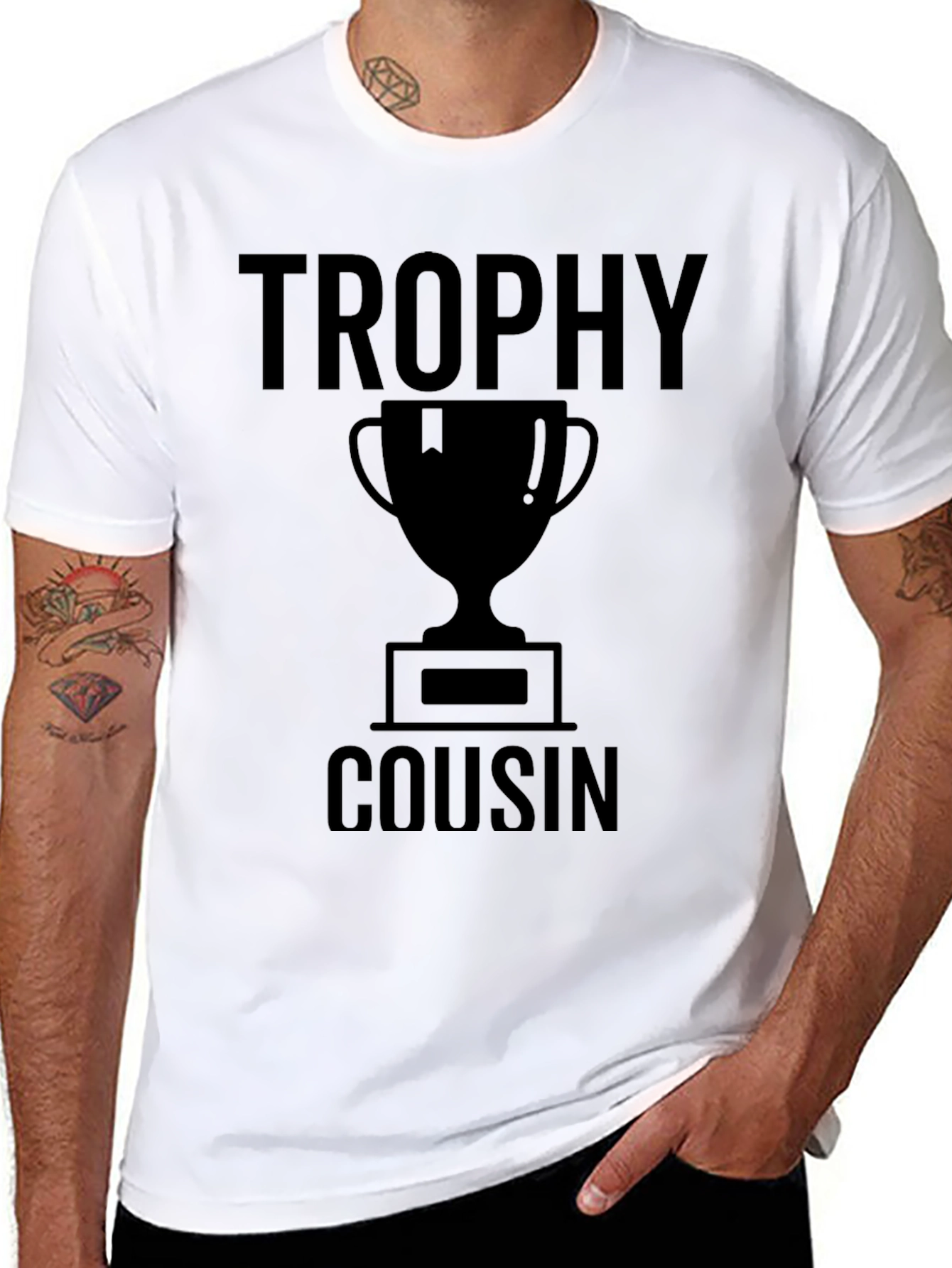 Trophy Cousin Black T-Shirt