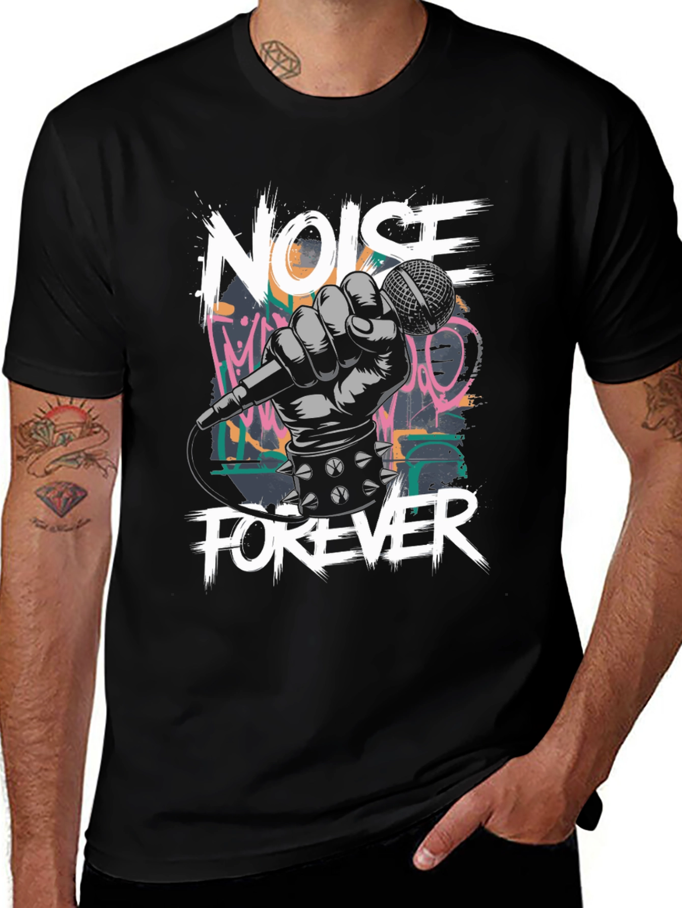 Noise Forever Graphic T-Shirt - Music Lover Tee