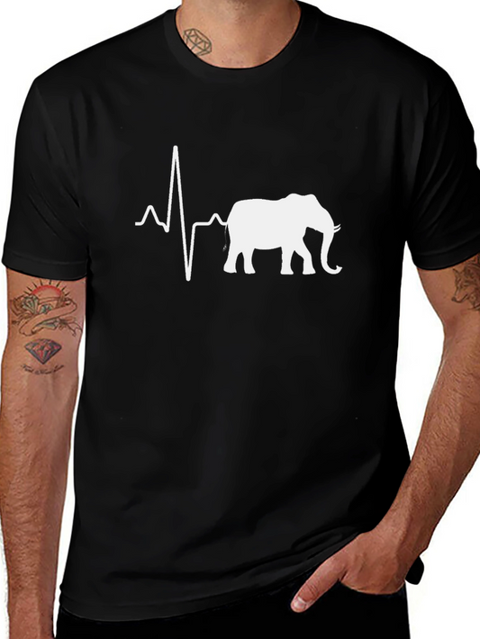 Elephant Heartbeat Graphic T-Shirt