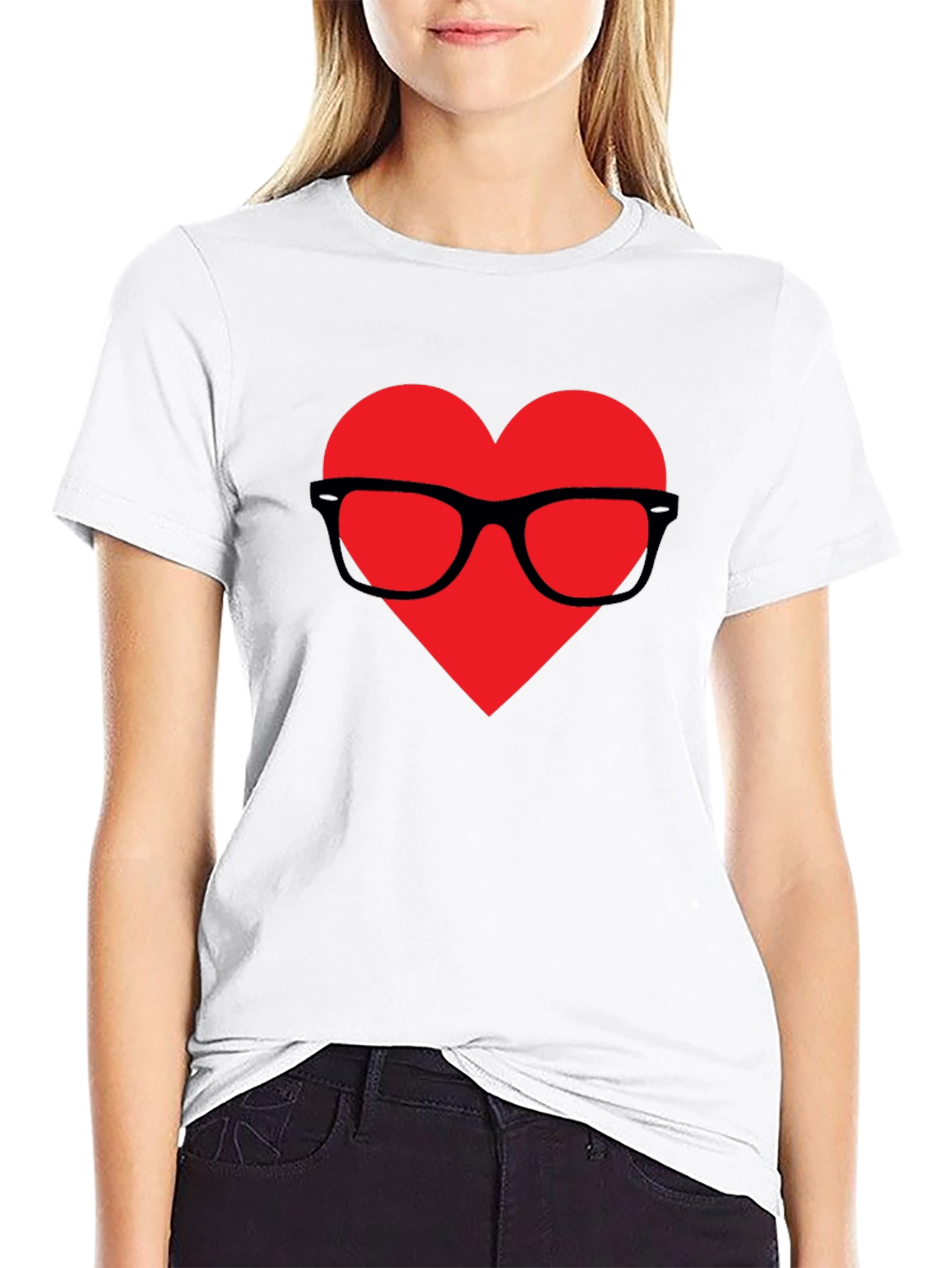 Geeky Heart T-Shirt - Love Nerds