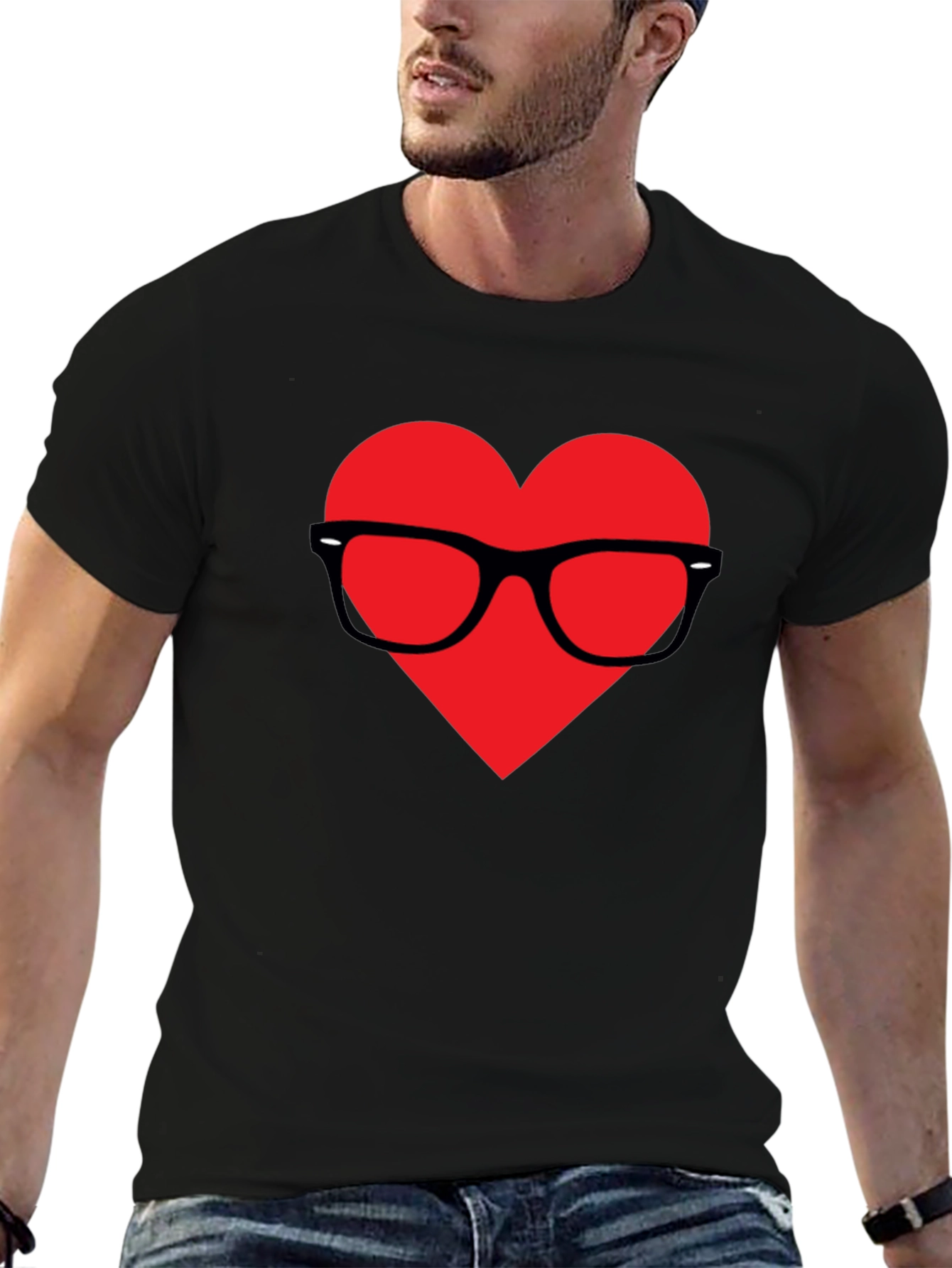 Geeky Heart T-Shirt - Love Nerds