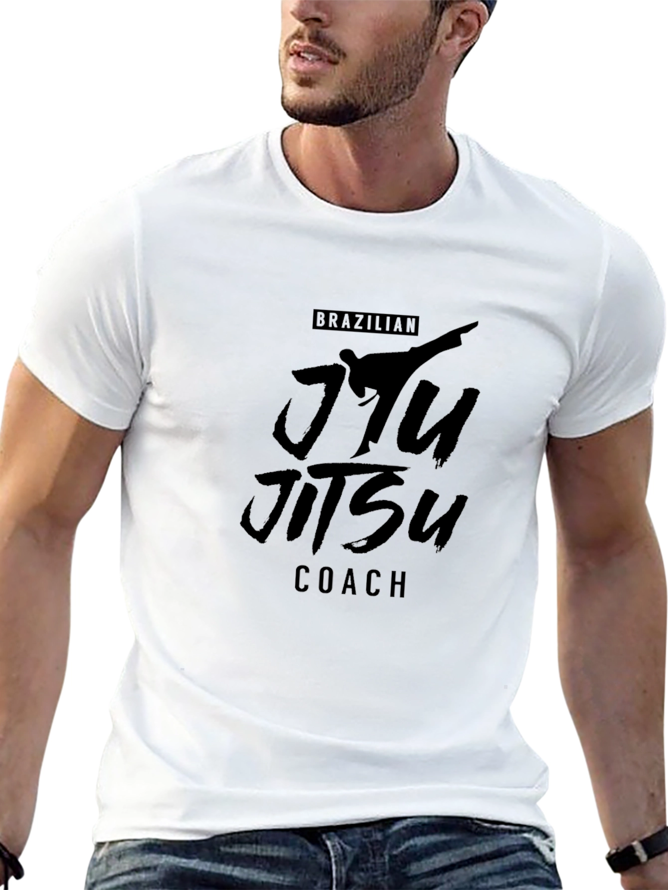 Brazilian Jiu Jitsu Coach Graphic T-Shirt