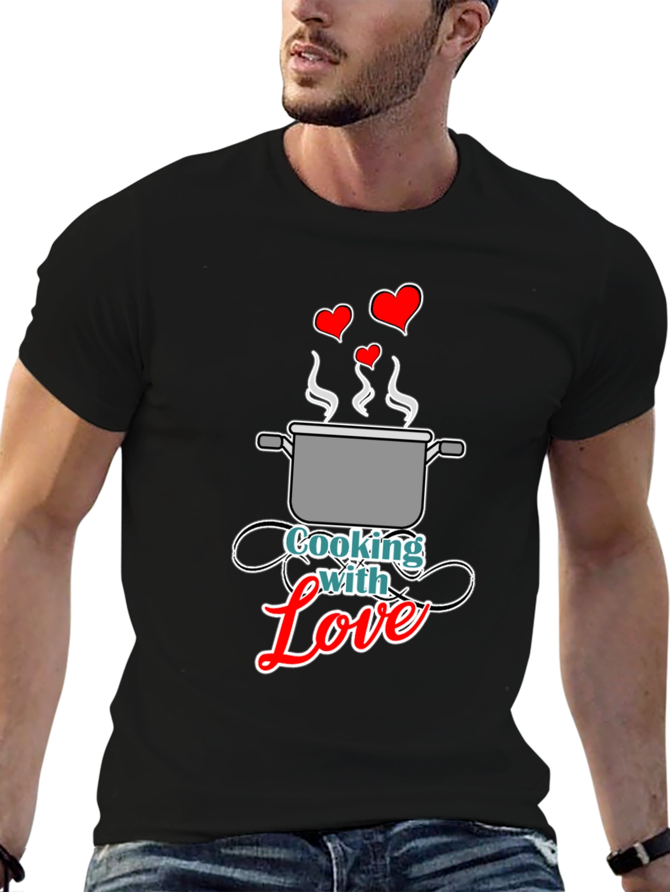 Cooking with Love Graphic T-Shirt