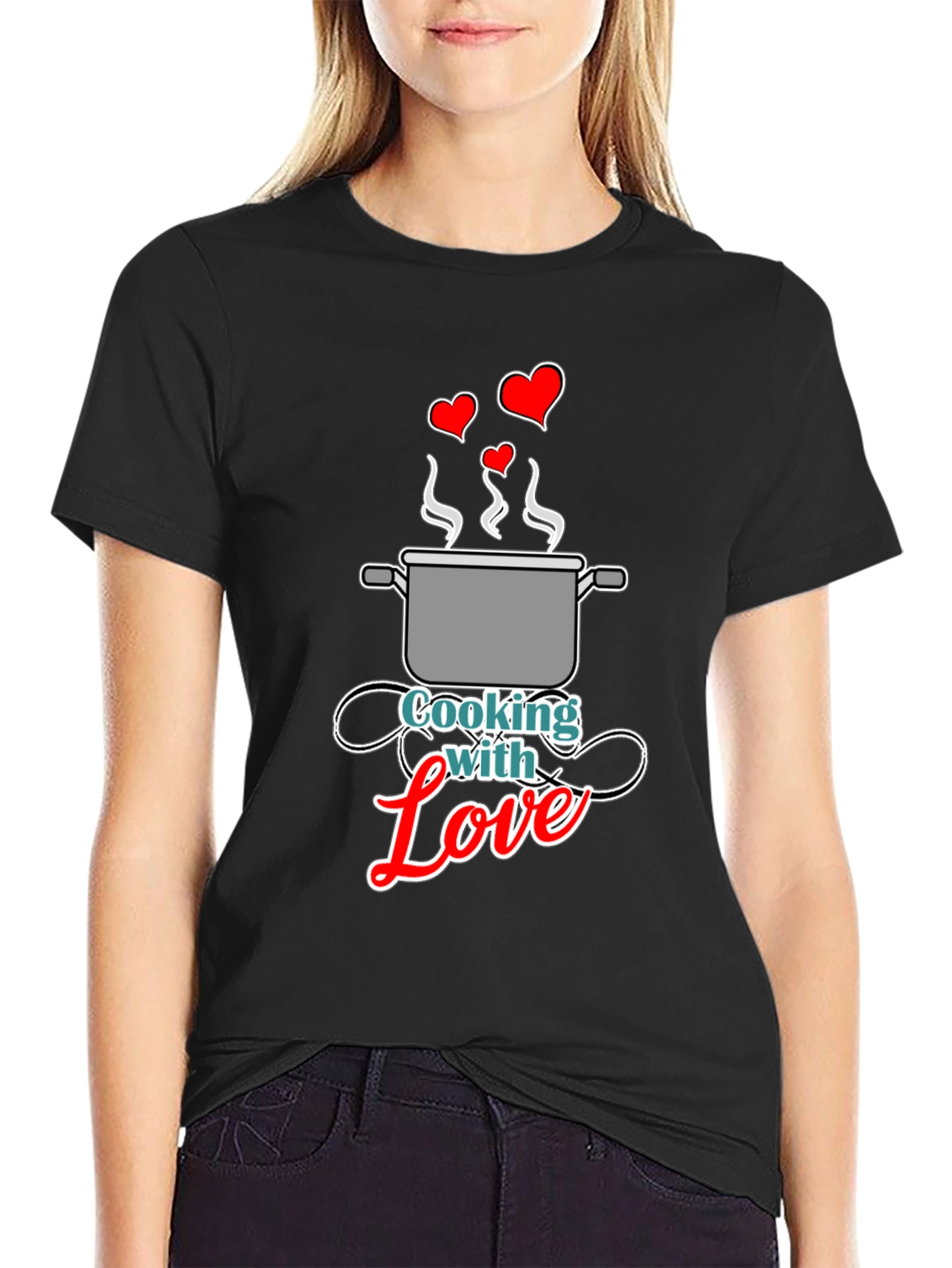 Cooking with Love Graphic T-Shirt