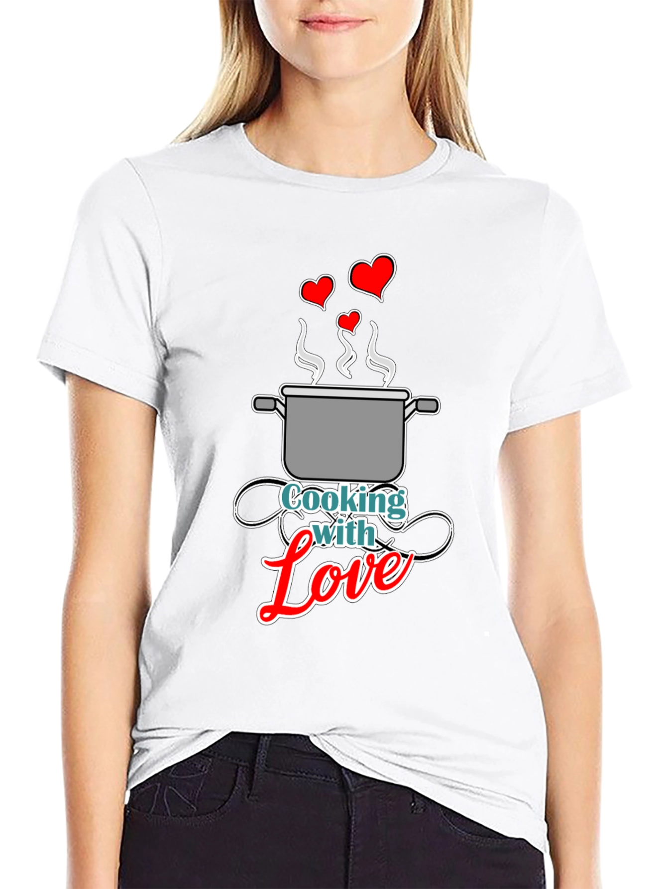 Cooking with Love Graphic T-Shirt