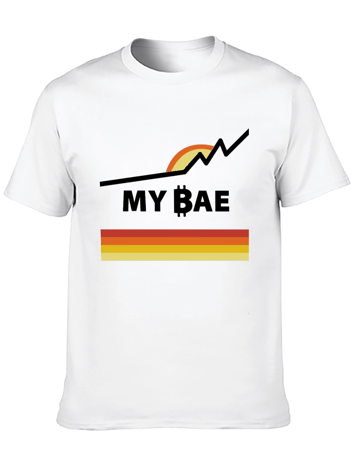 My Bae Bitcoin Cryptocurrency Graphic Tee