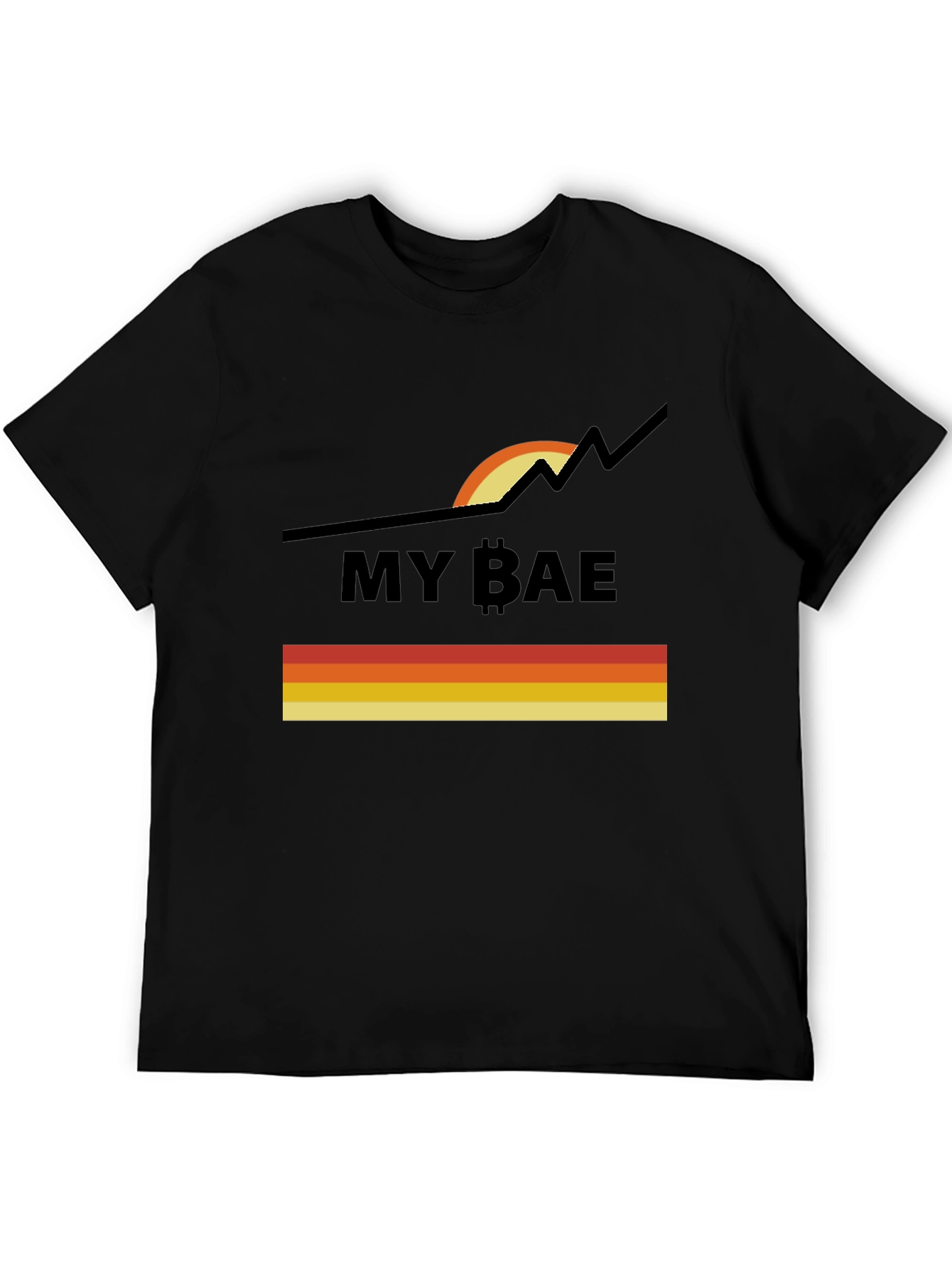 My Bae Bitcoin Cryptocurrency Graphic Tee