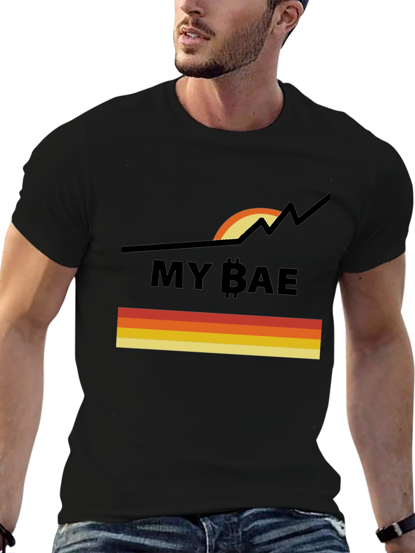 My Bae Bitcoin Cryptocurrency Graphic Tee